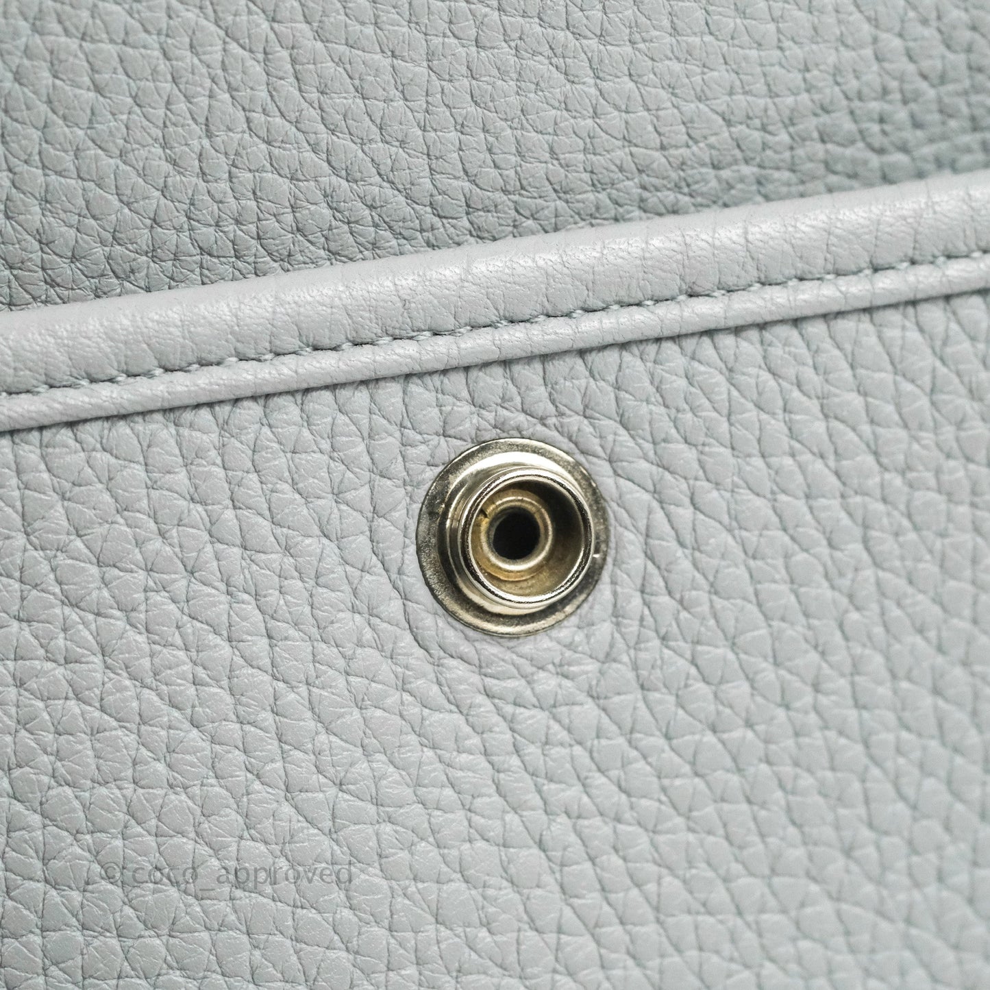 Hermes Evelyne III 29 Bleu Pale Clemence Palladium Hardware