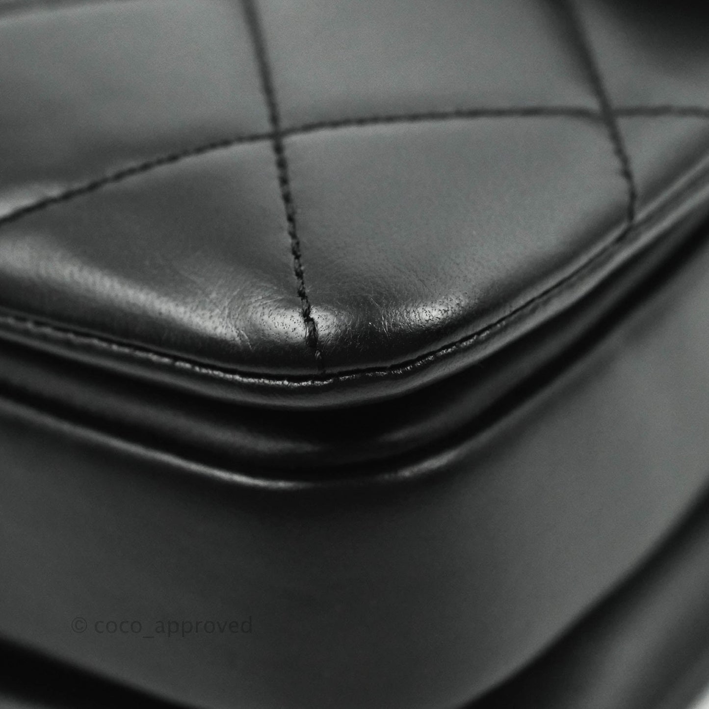 Chanel Small Trendy CC Black Lambskin Gold Hardware