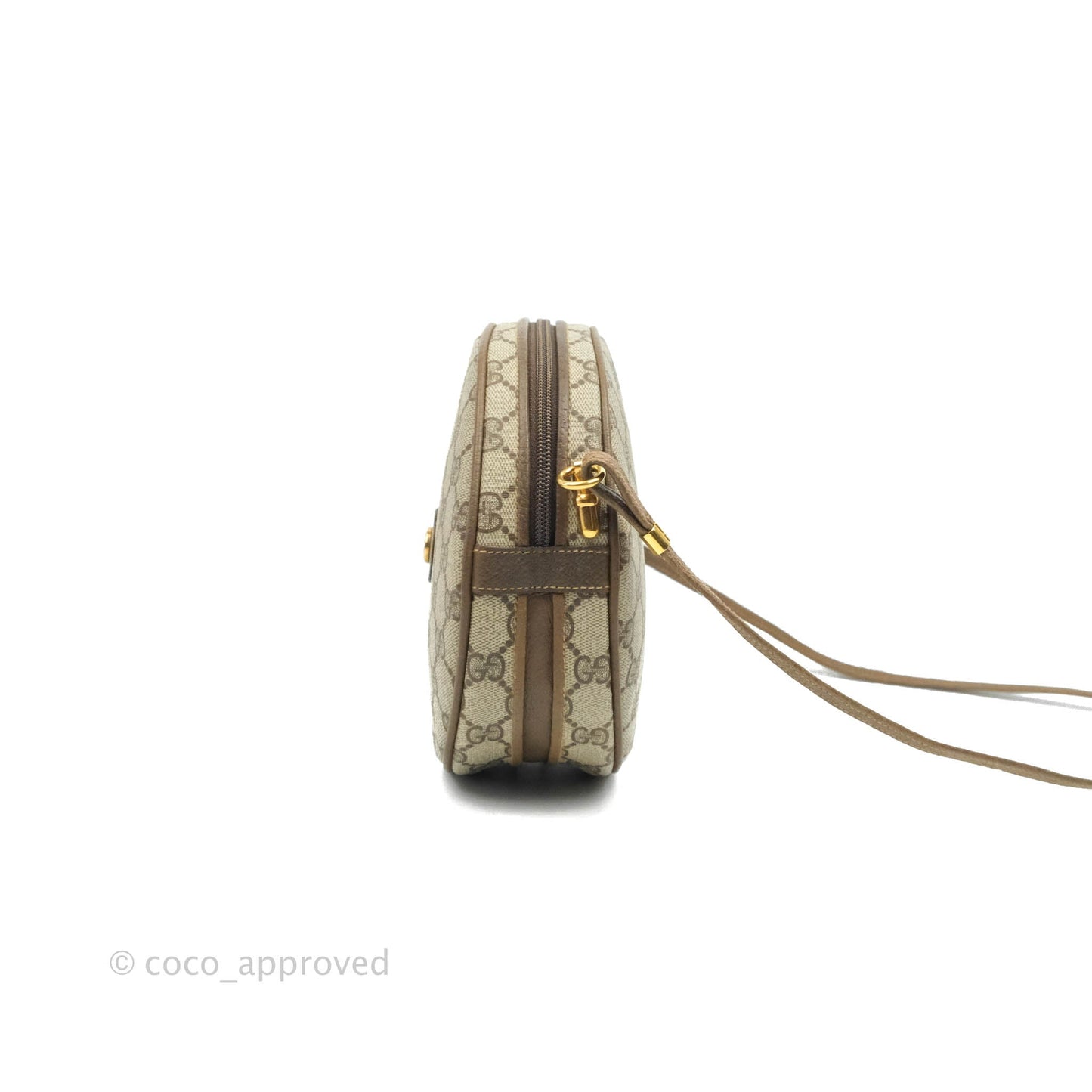 Gucci Vintage GG Monogram Canvas Round Shoulder Bag