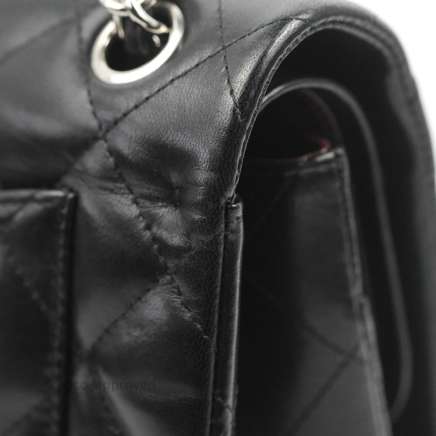 Chanel Jumbo Double Flap Black Lambskin Silver Hardware⁣⁣