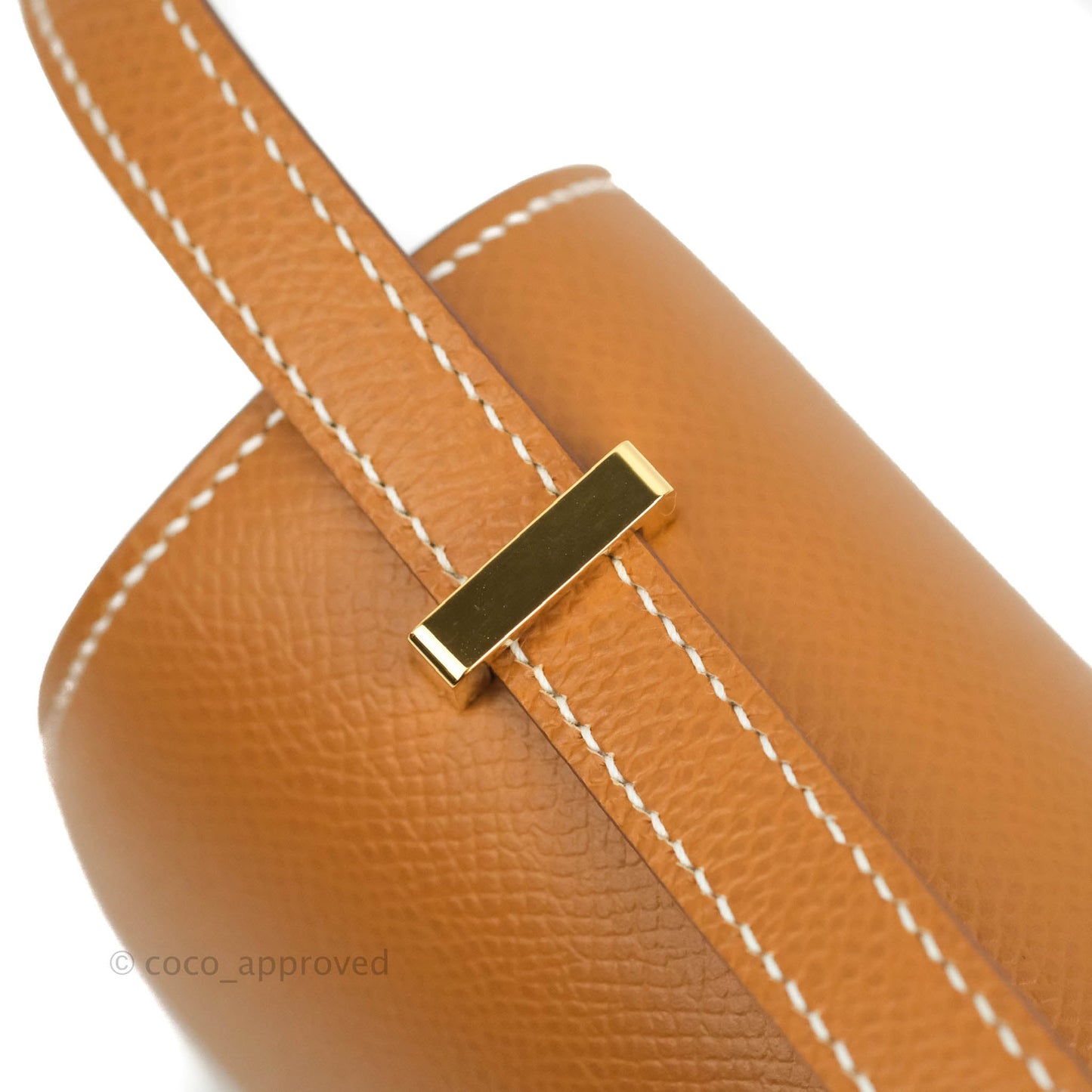 Hermès Constance Mini 18 Gold Epsom Gold Hardware