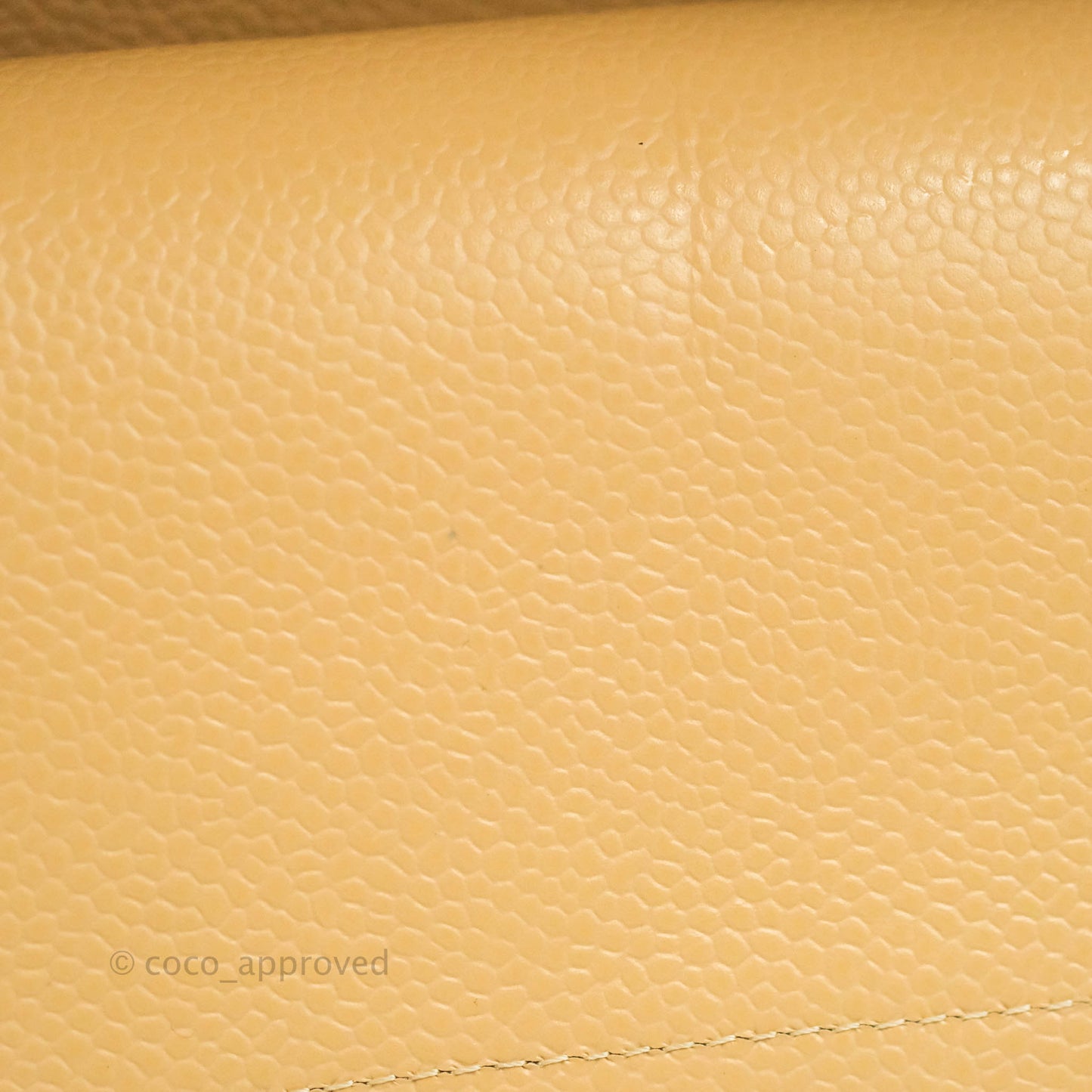 Chanel Quilted Classic M/L Medium Flap Beige Caviar Gold Hardware