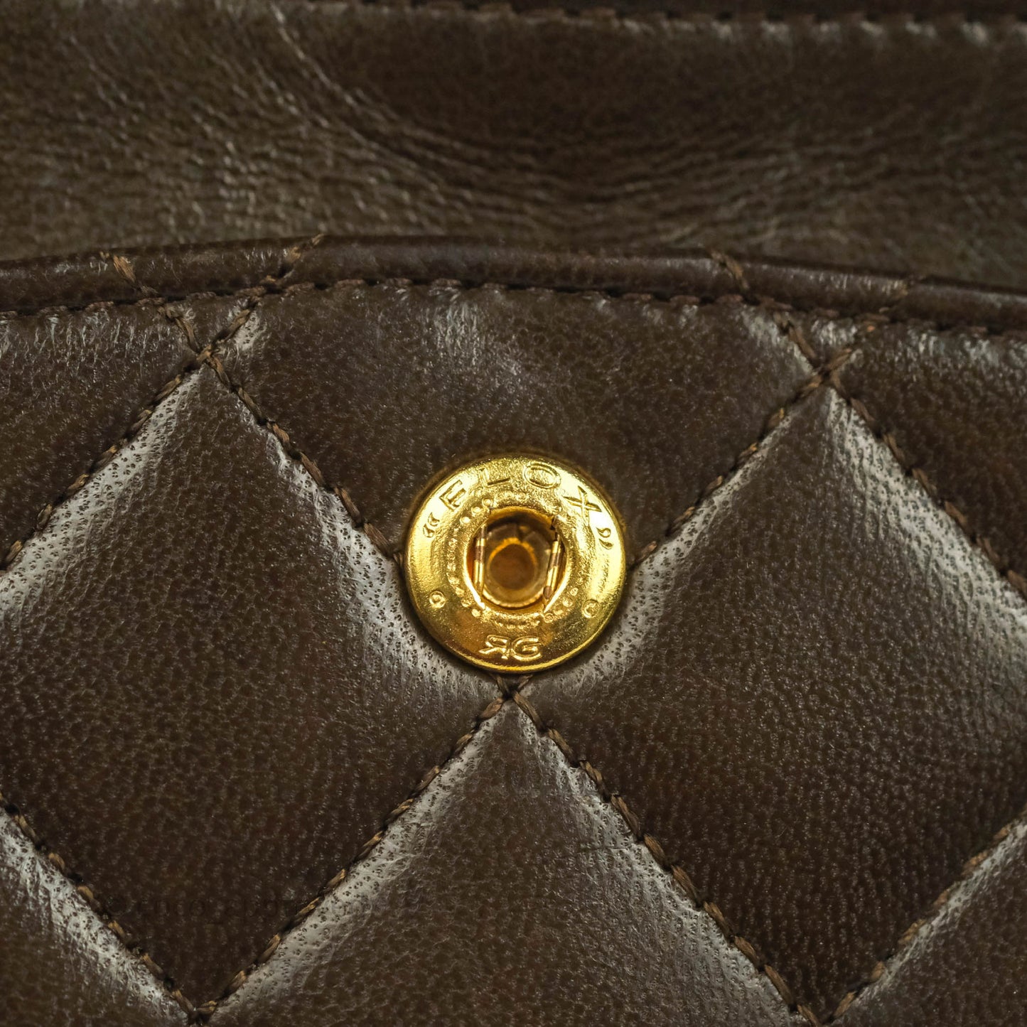 Chanel Classic Vintage Small Flap Brown Lambskin 24K Gold Hardware