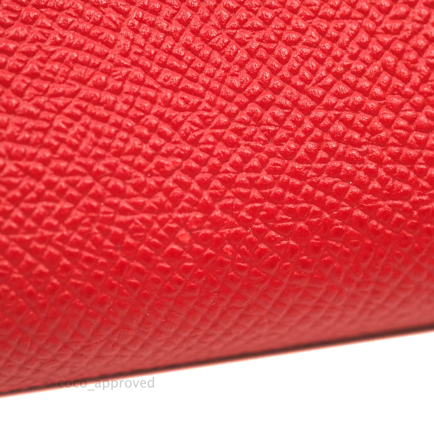 Hermès Kelly Wallet Red Epsom Gold Hardware