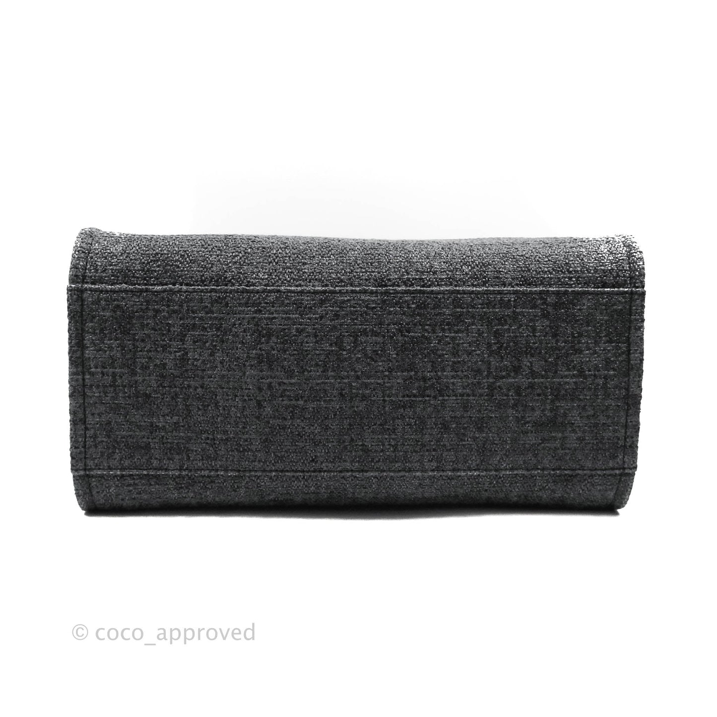 Chanel Canvas Deauville Large Tote Charcoal Grey