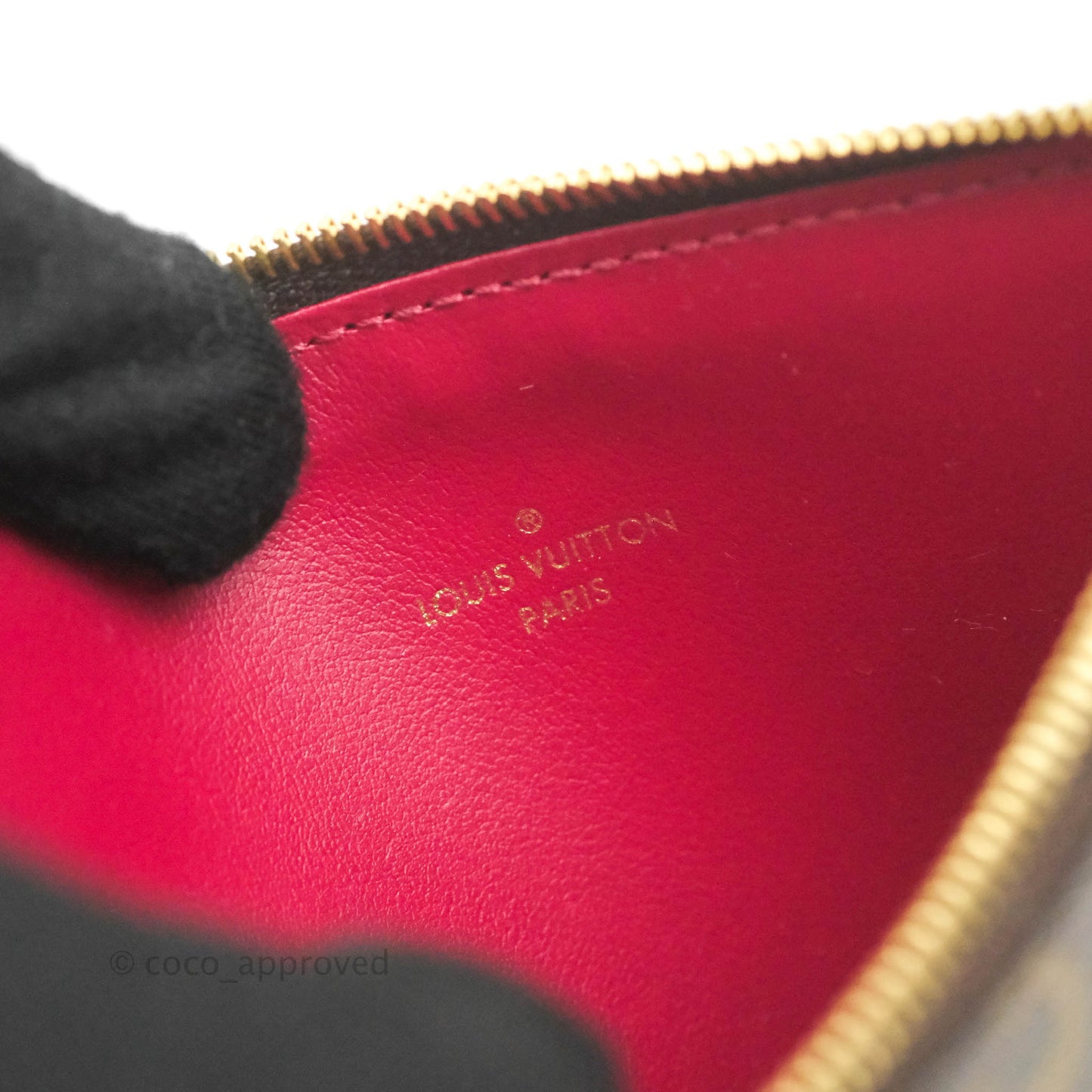 Louis Vuitton Félicie Pochette Monogram Canvas Fuchsia Pink