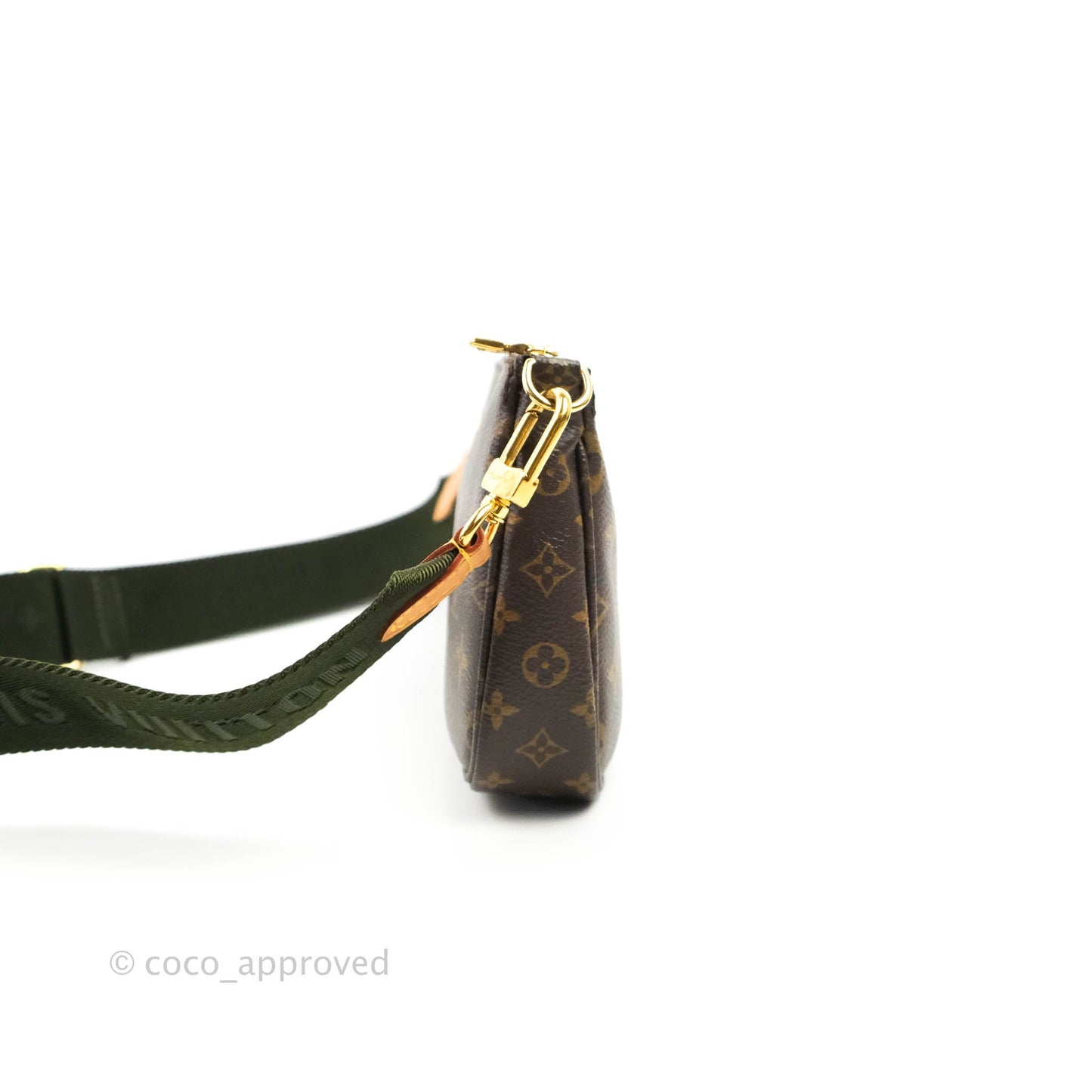 Louis Vuitton Multi Pochette Accessories Khaki Monogram Canvas