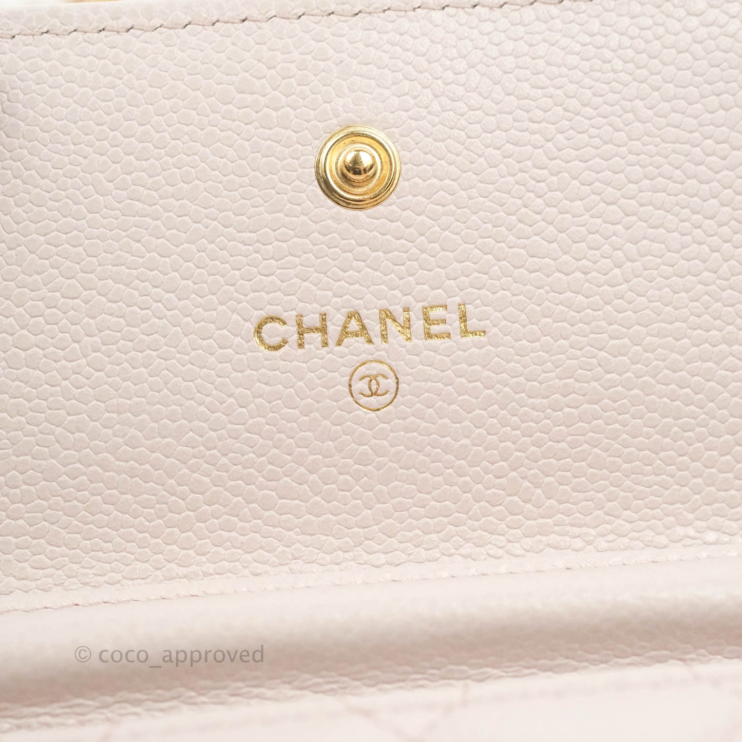 Chanel Miss Coco Clutch With Chain Quilted Lilac Pink Caviar Gold Hardware