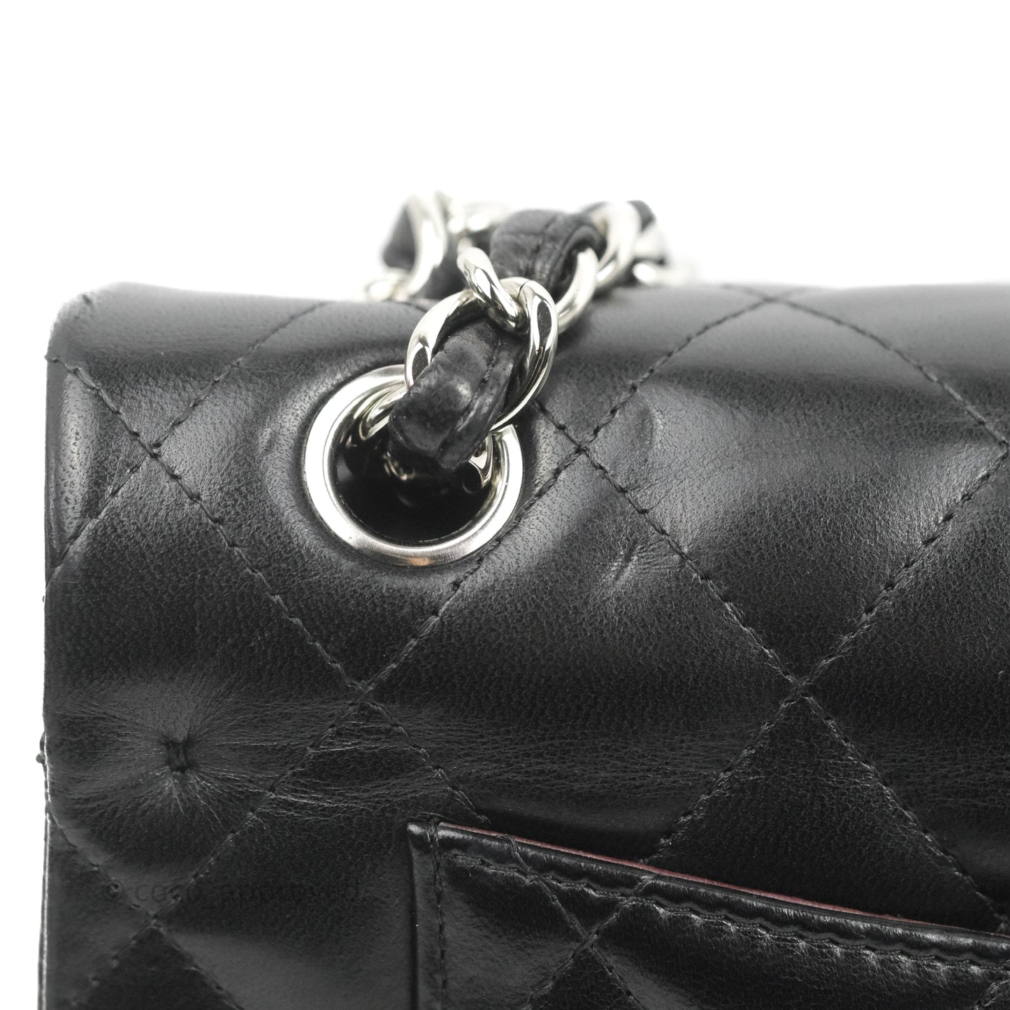 Chanel Jumbo Double Flap Black Lambskin Silver Hardware⁣⁣