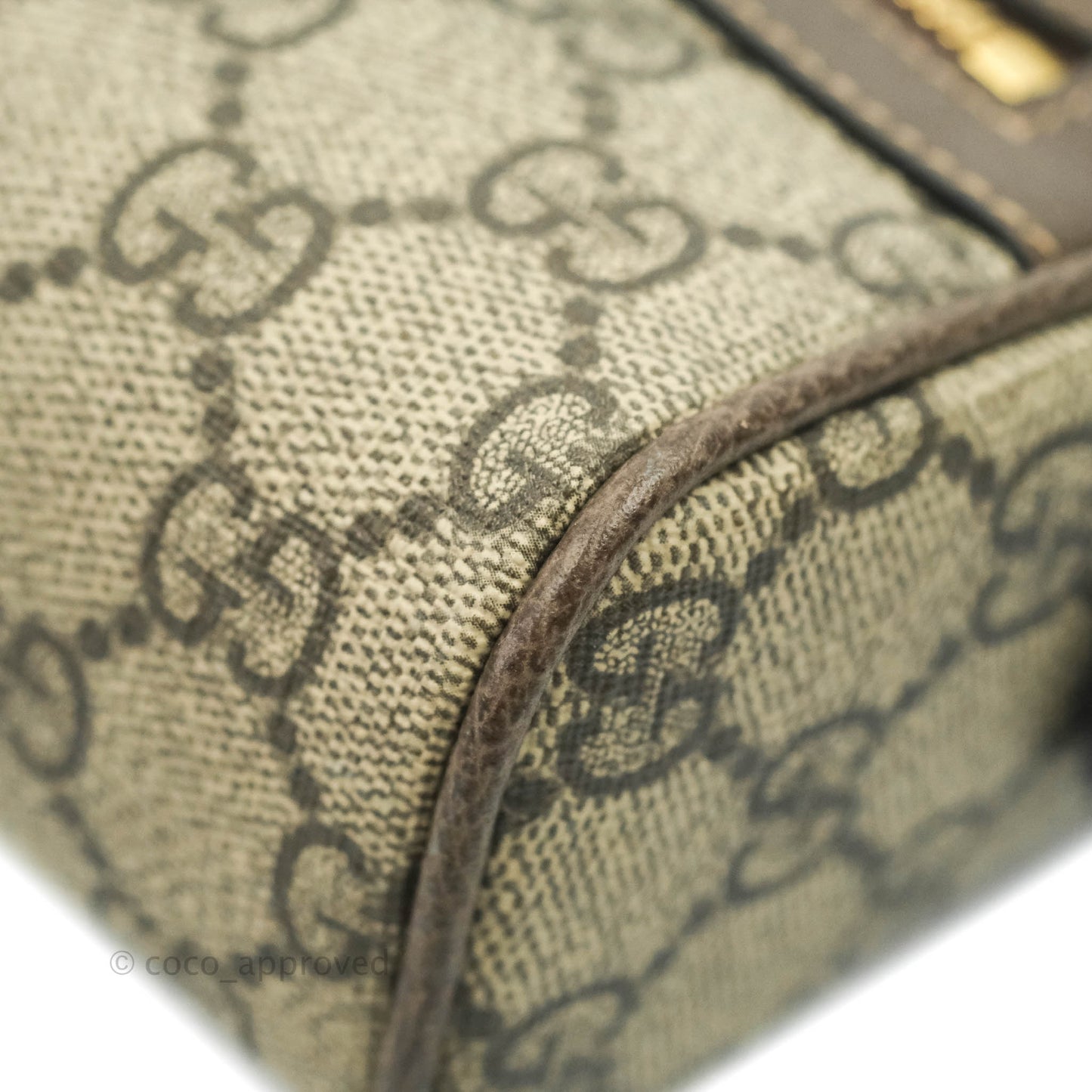 Gucci Ophidia GG Supreme Small Belt Bag Gold Hardware