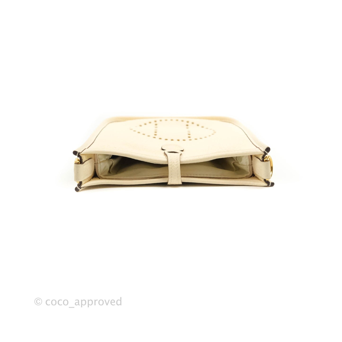 Hermès Mini Evelyne 16 Nata Clemence Black/Vert Bosphore Sangle Flipperball Gold Hardware
