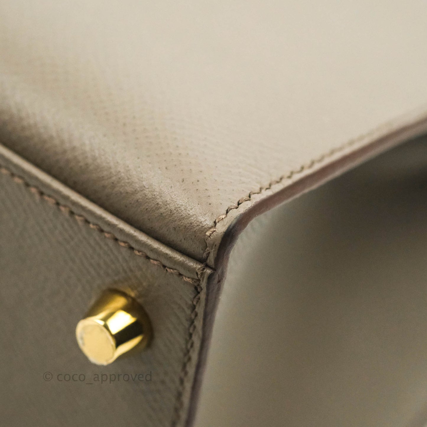 Hermès Kelly 28 8F Etain Gold Hardware