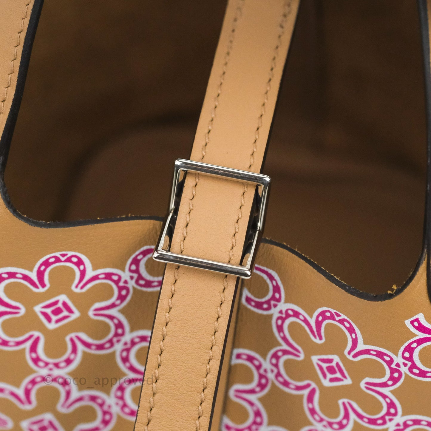 Hermes Micro Picotin 14 Lucky Daisy Chai 0M Swift Palladium Hardware