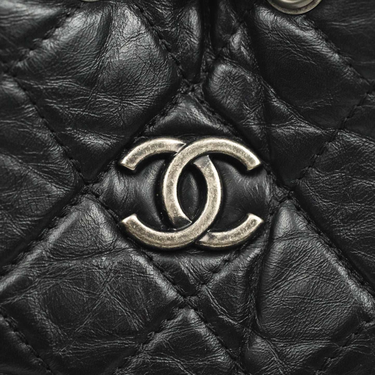 Chanel Small Gabrielle Backpack Black Aged Calfskin