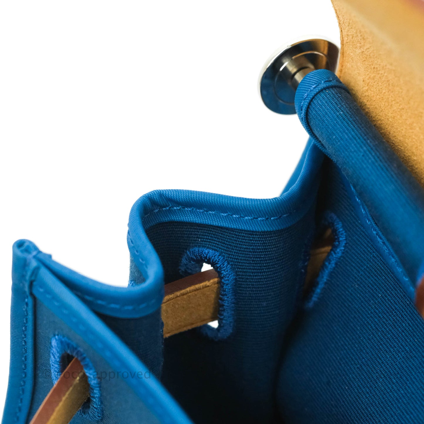 Hermès Herbag Zip 31 Outremer Nature Leather Palladium Hardware