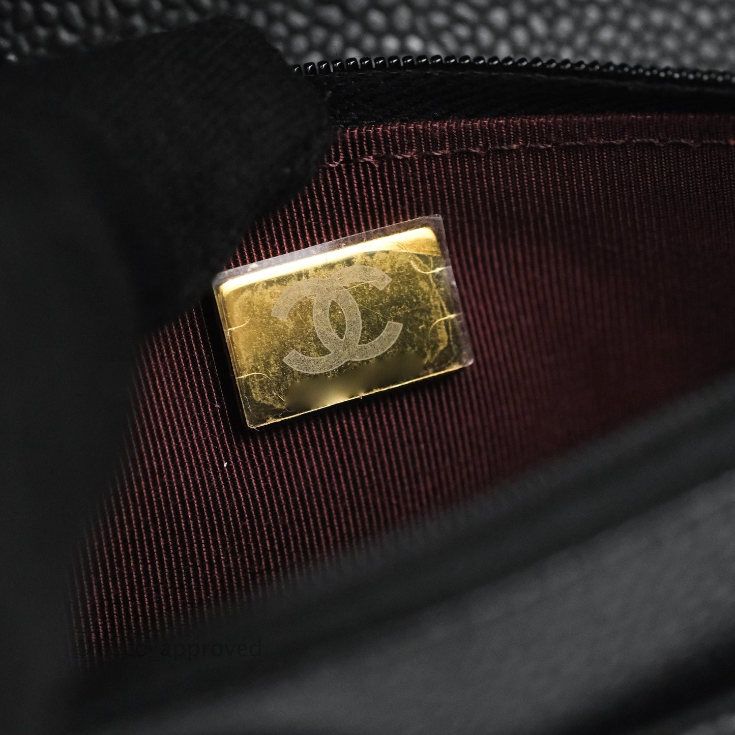 Chanel Quilted Classic WOC Black Caviar Gold Hardware