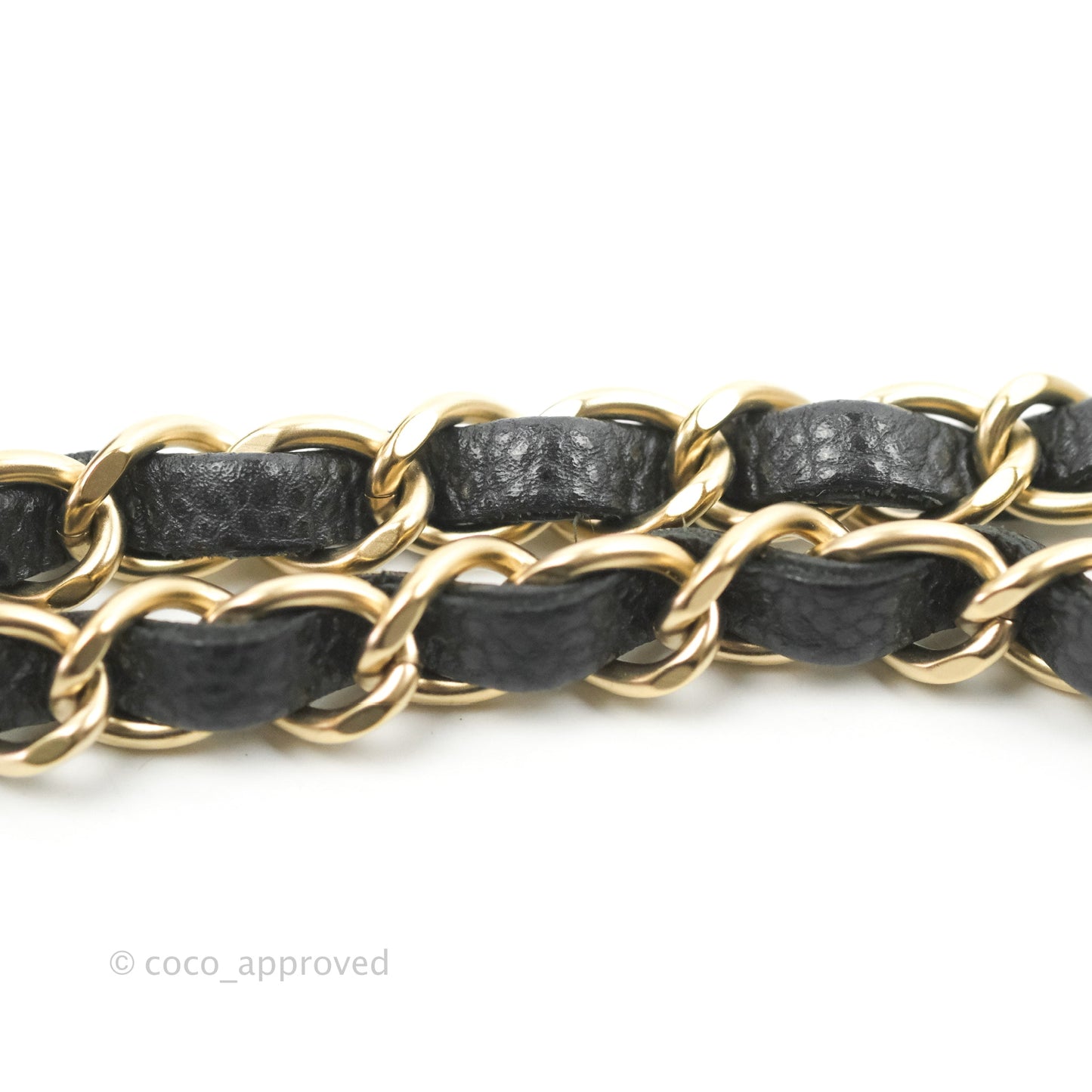 Chanel Quilted Mini Square Iridescent Black Caviar Matte Gold Hardware
