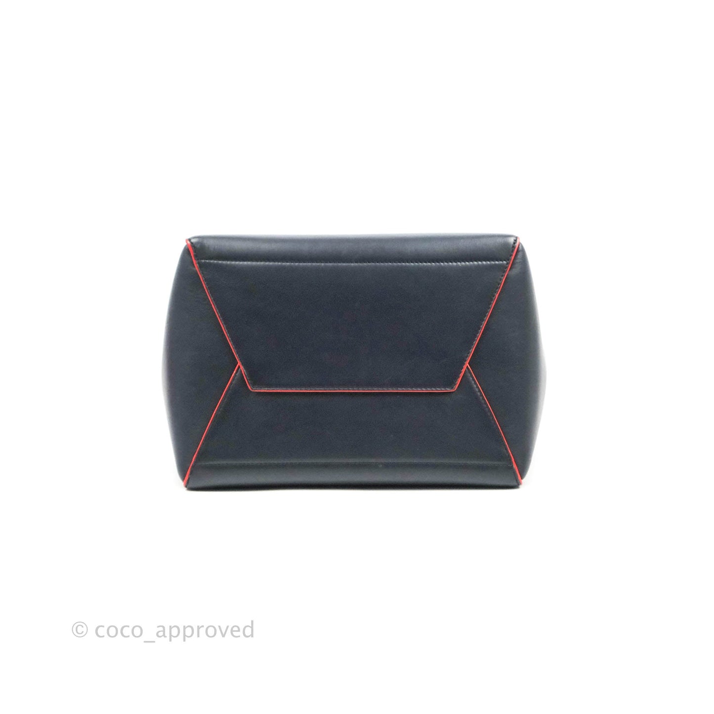 Celine Sangle Bucket Bag Navy Calfskin