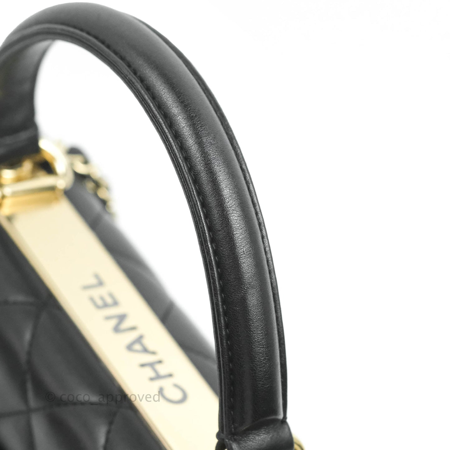 Chanel Trendy CC Small Black Lambskin Gold Hardware