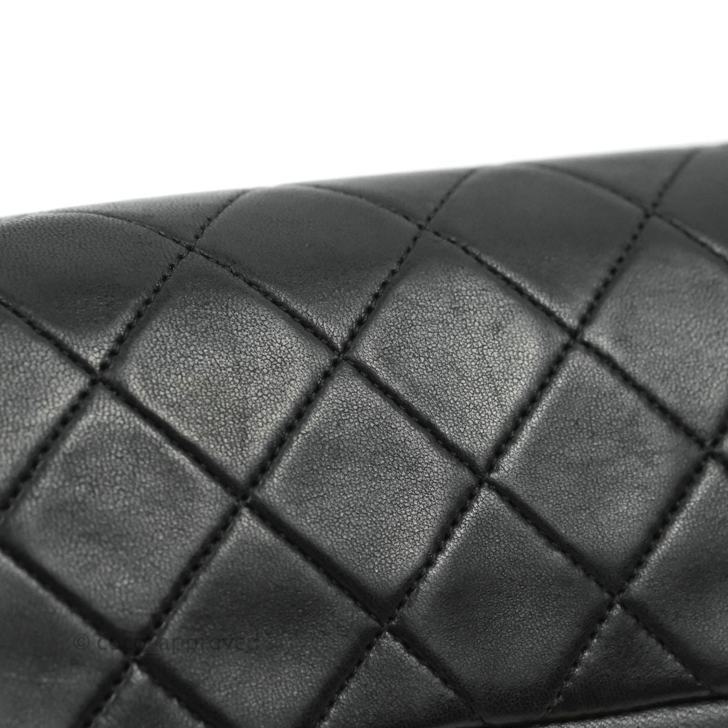 Chanel Vintage Classic Small S/M Flap Black Lambskin 24K Gold Hardware