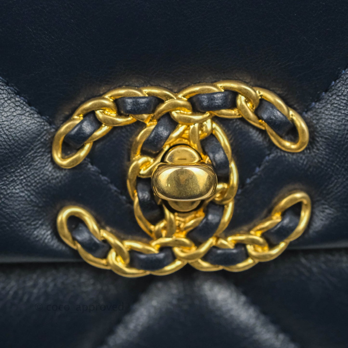 Chanel 19 Small Navy Mixed Hardware