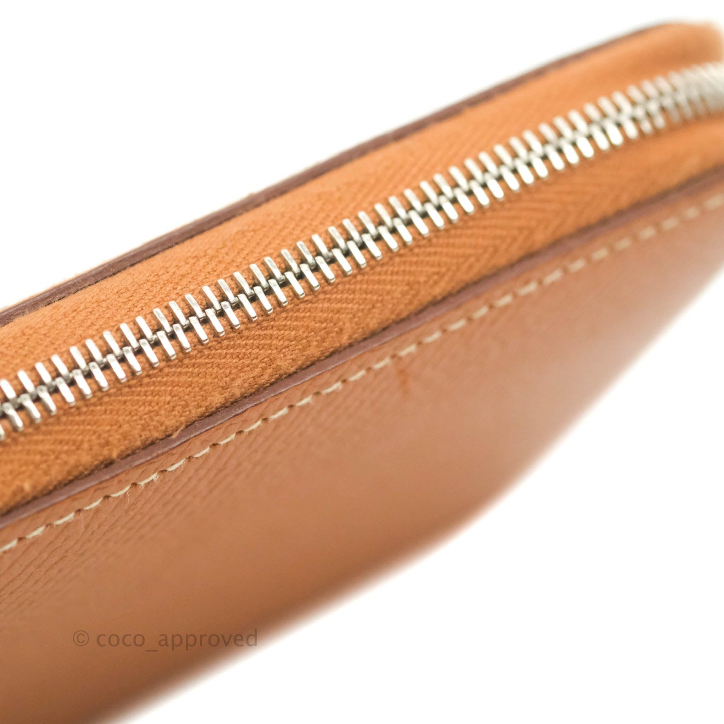 Hermès Silk In Compact Wallet Gold Epsom