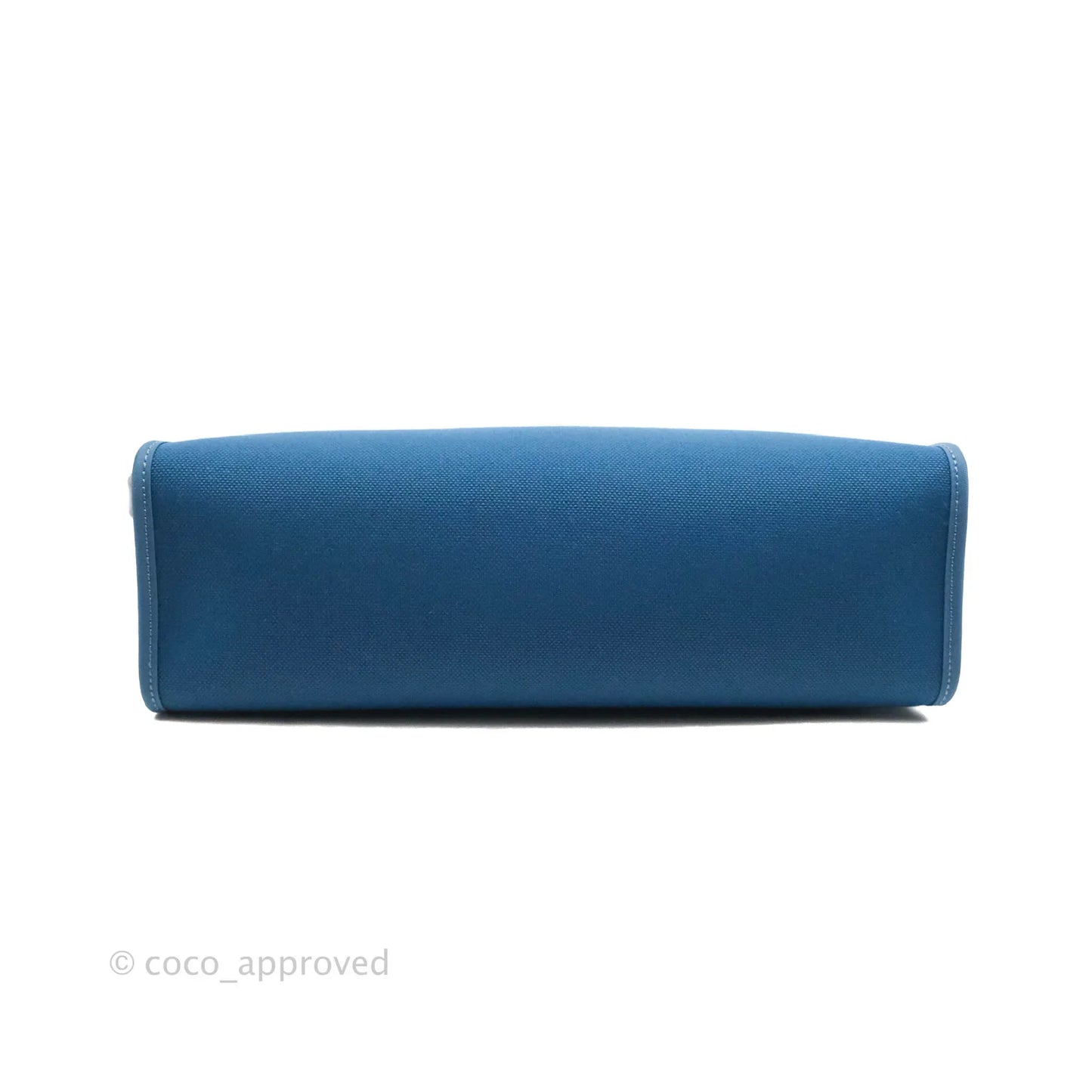 Hermès Herbag Zip 31 Bleu Ocean/Bleu Indigo Canvas Palladium Hardware
