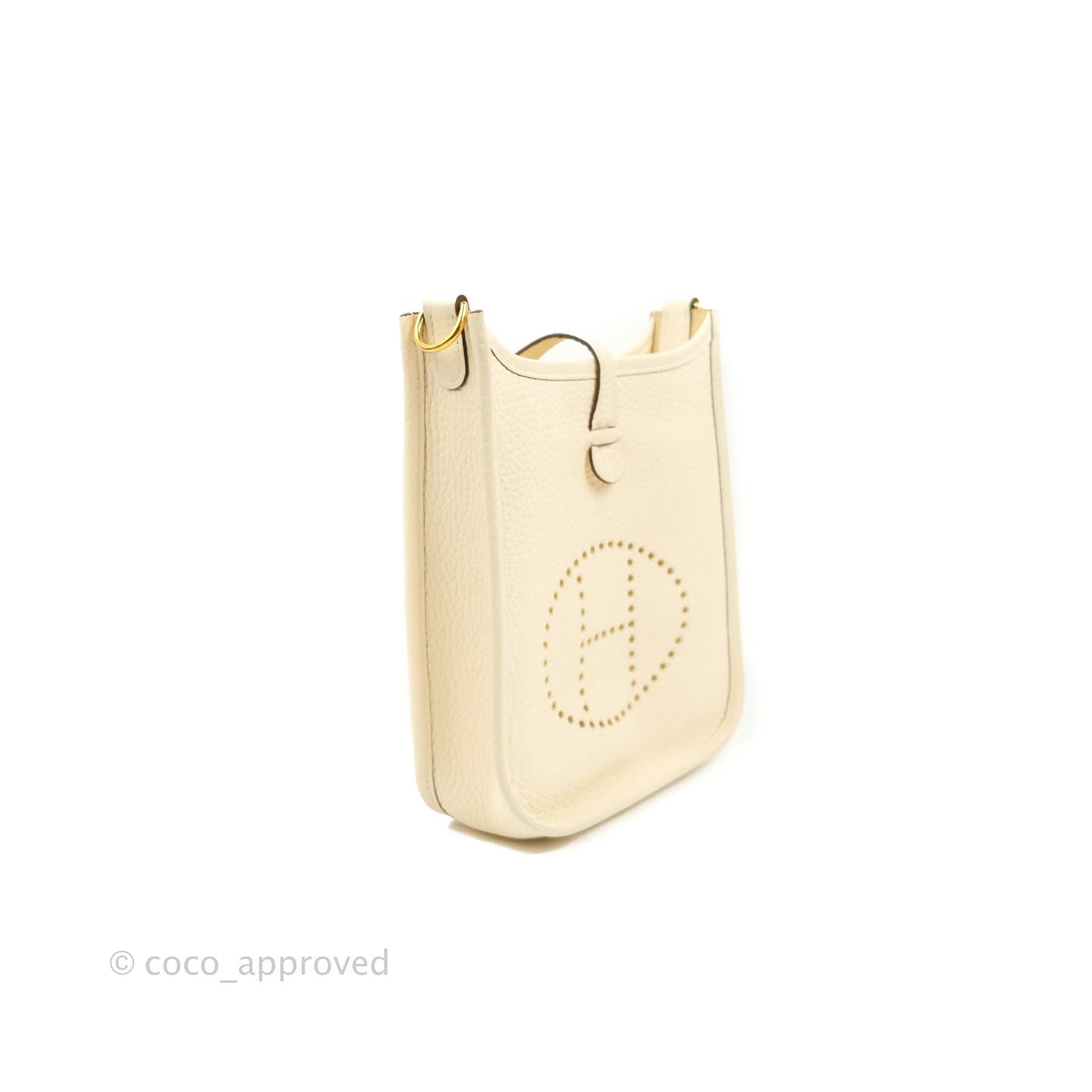 Hermès Mini Evelyne 16 Nata Clemence Black/Vert Bosphore Sangle Flipperball Gold Hardware