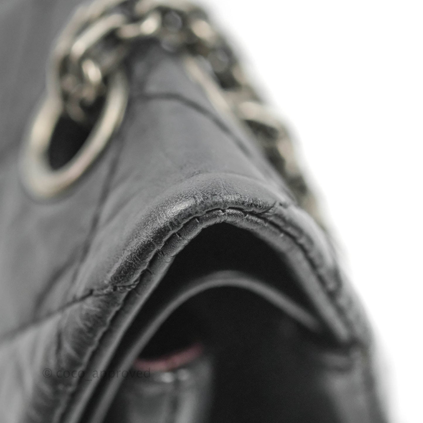 Chanel Reissue 226 Quilted Flap Black Aged Calfskin Ruthenium Hardware