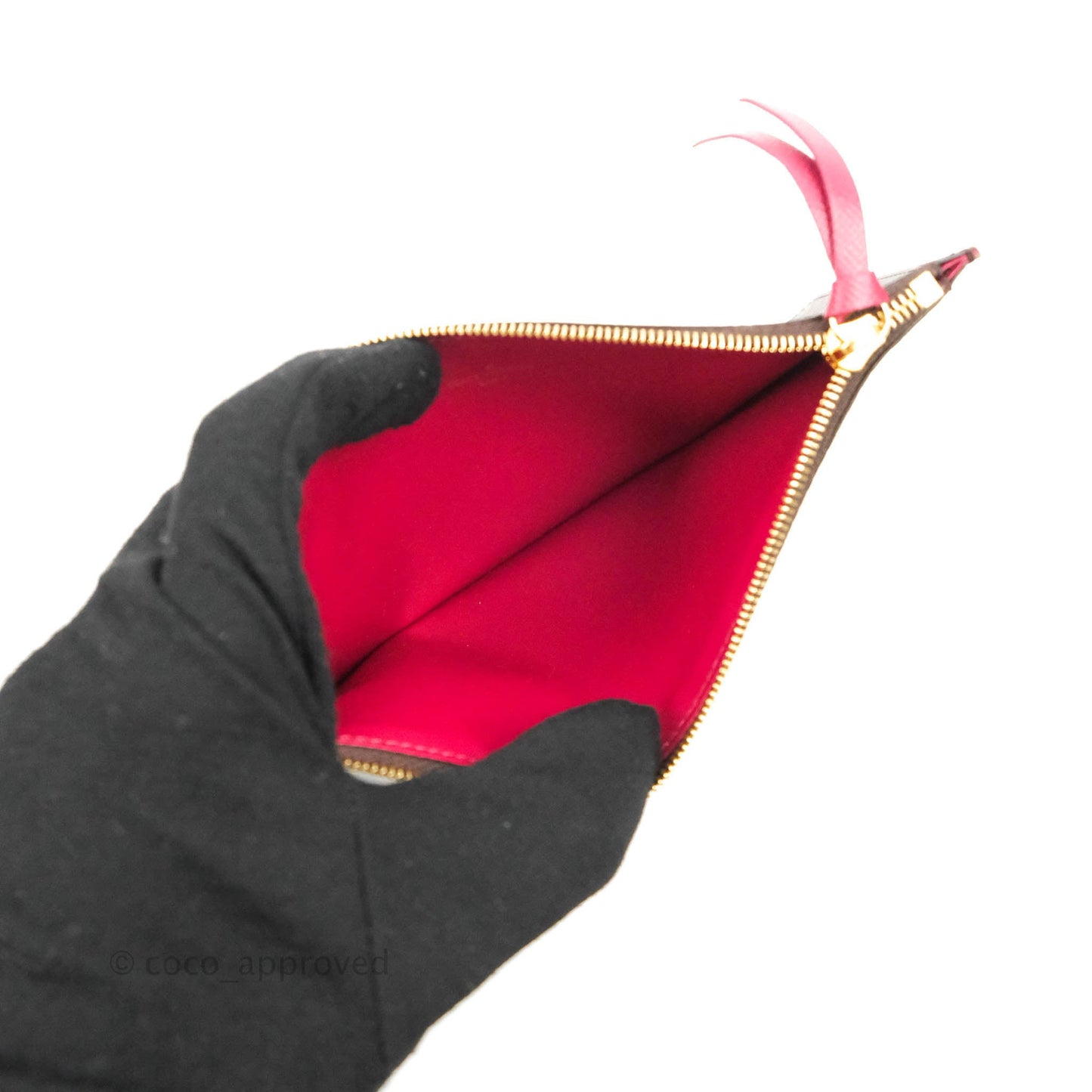 Louis Vuitton Félicie Pochette Monogram Canvas Fuchsia Pink