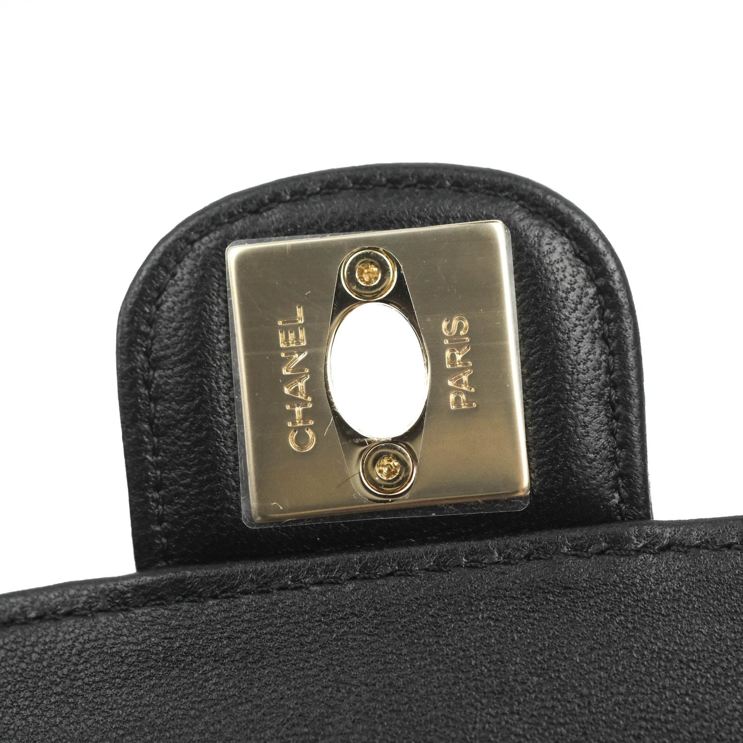 Chanel Small Heart Bag Black Lambskin Gold Hardware 22S