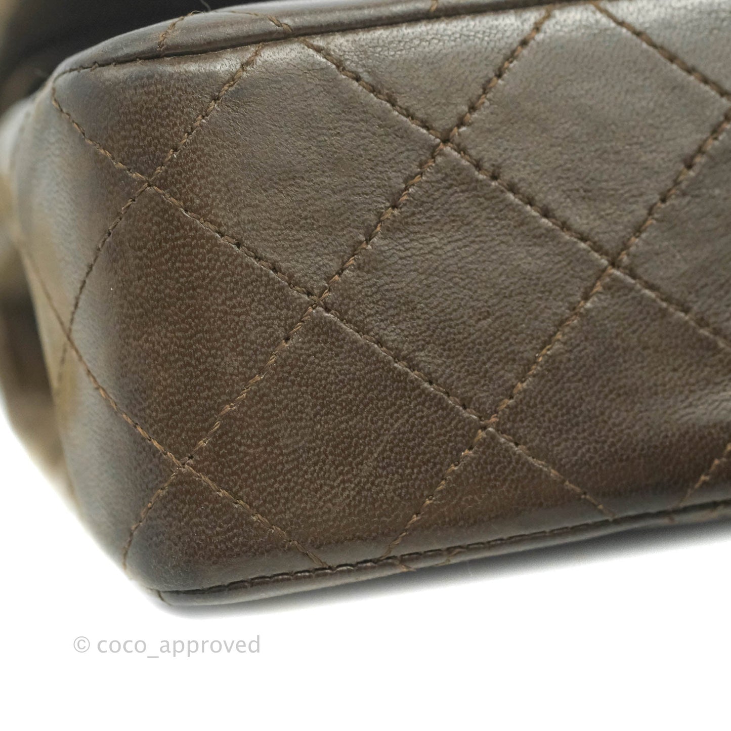 Chanel Classic Vintage Small Flap Brown Lambskin 24K Gold Hardware
