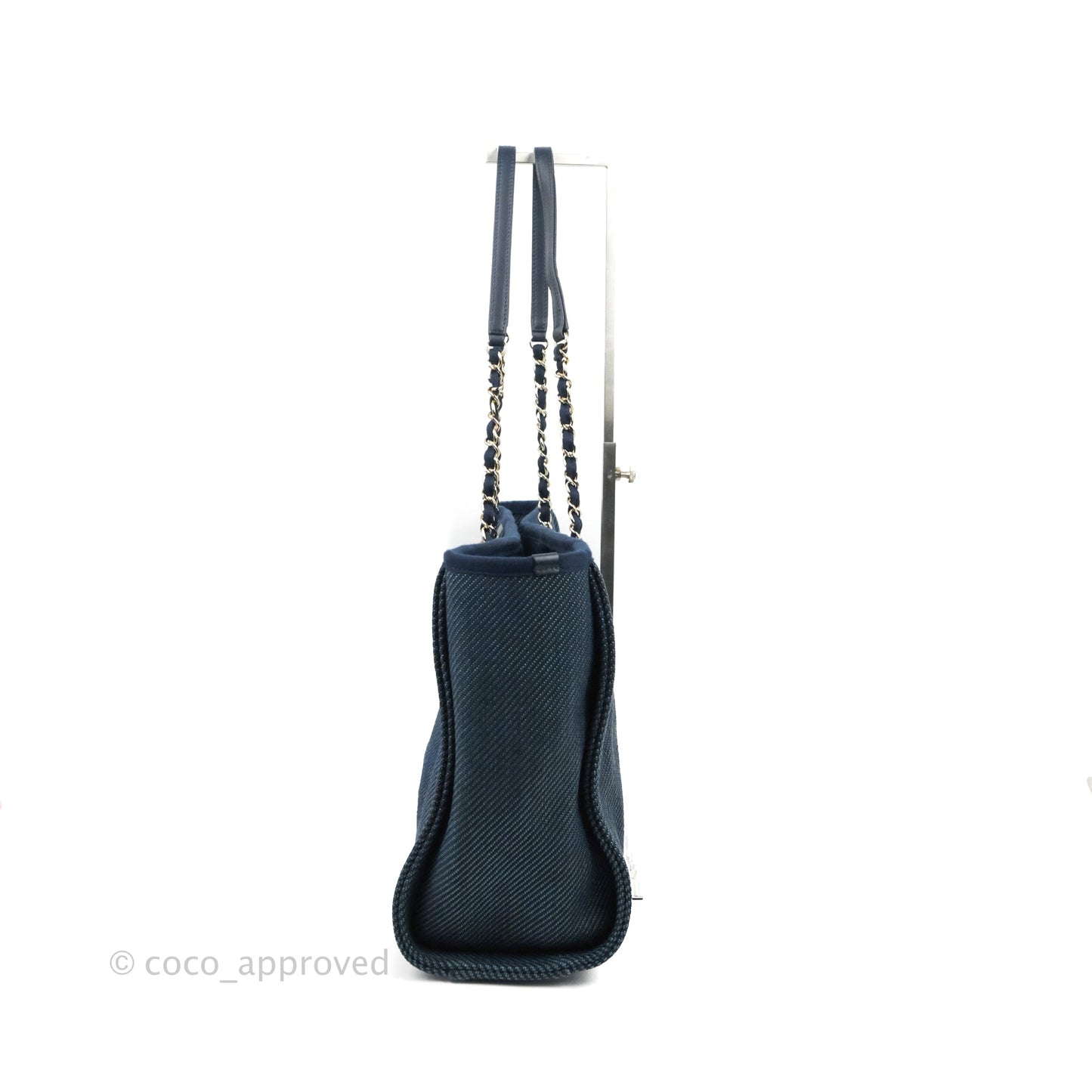 Chanel Canvas Deauville Medium Navy