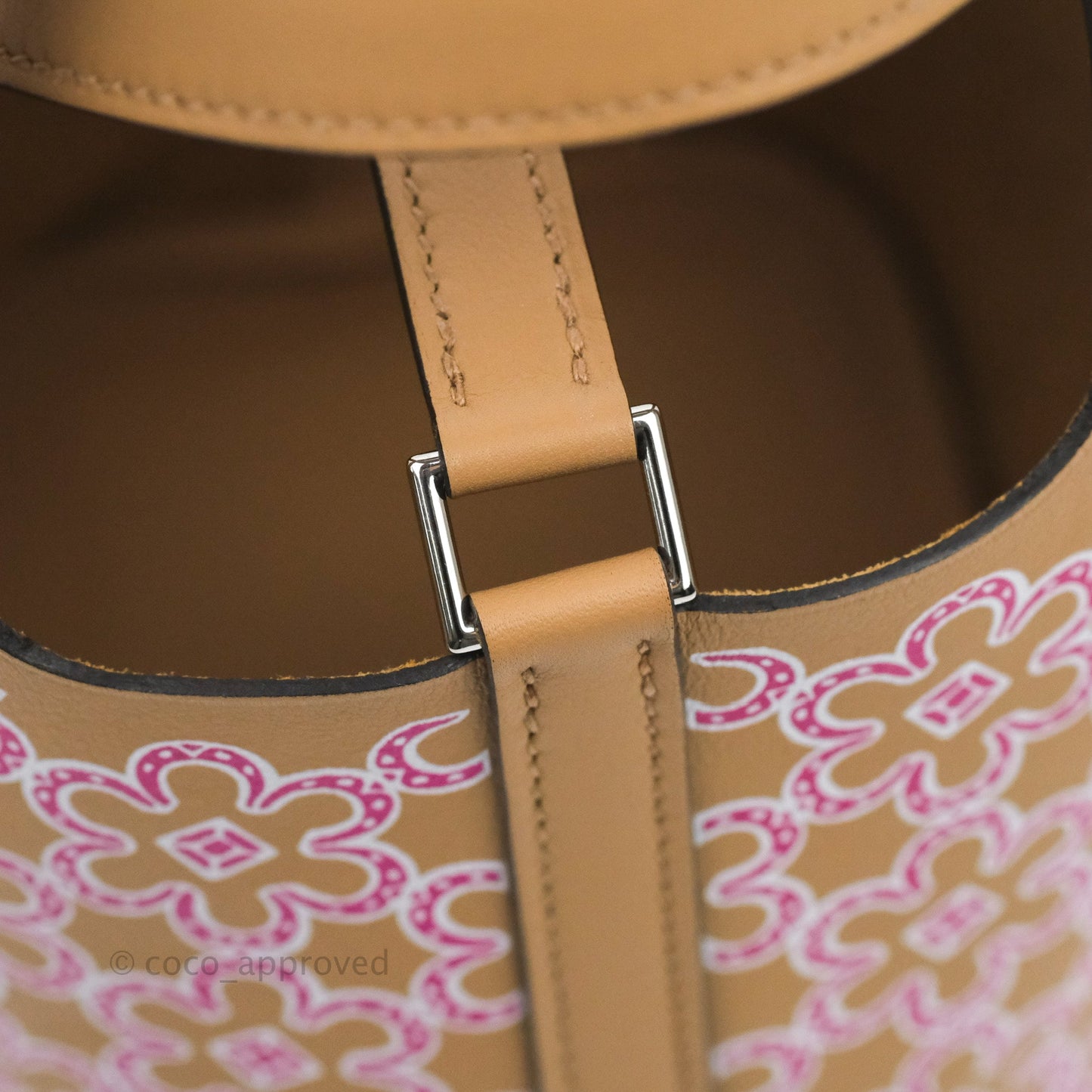 Hermes Micro Picotin 14 Lucky Daisy Chai 0M Swift Palladium Hardware