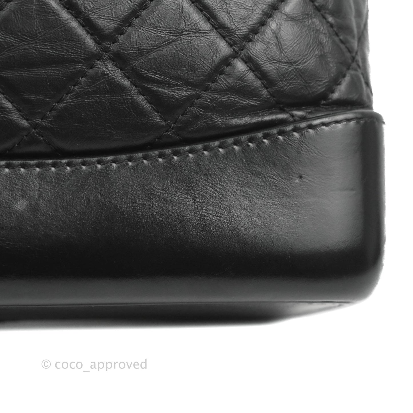 Chanel Small Gabrielle Backpack Black Aged Calfskin