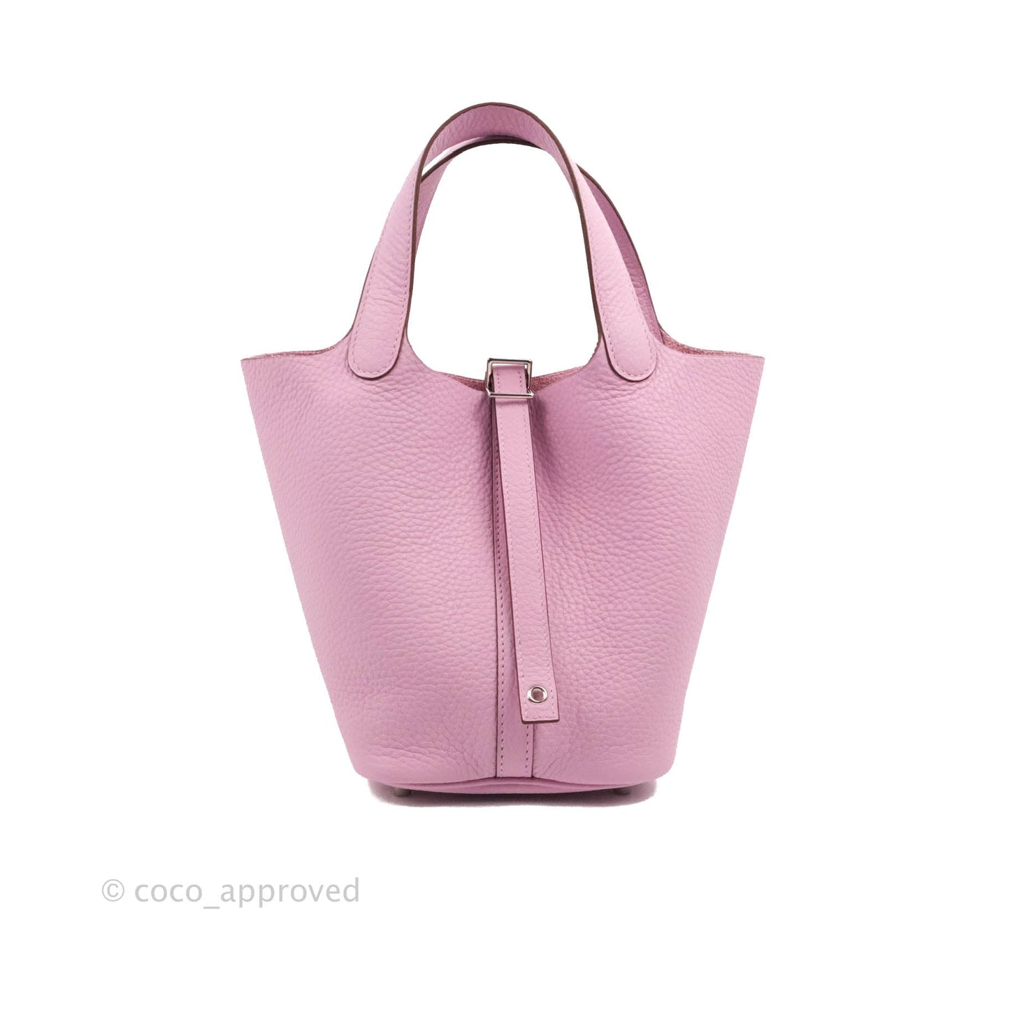 Hermès Picotin Lock 18 PM X9 Mauve Sylvestre Clemence Palladium Hardware