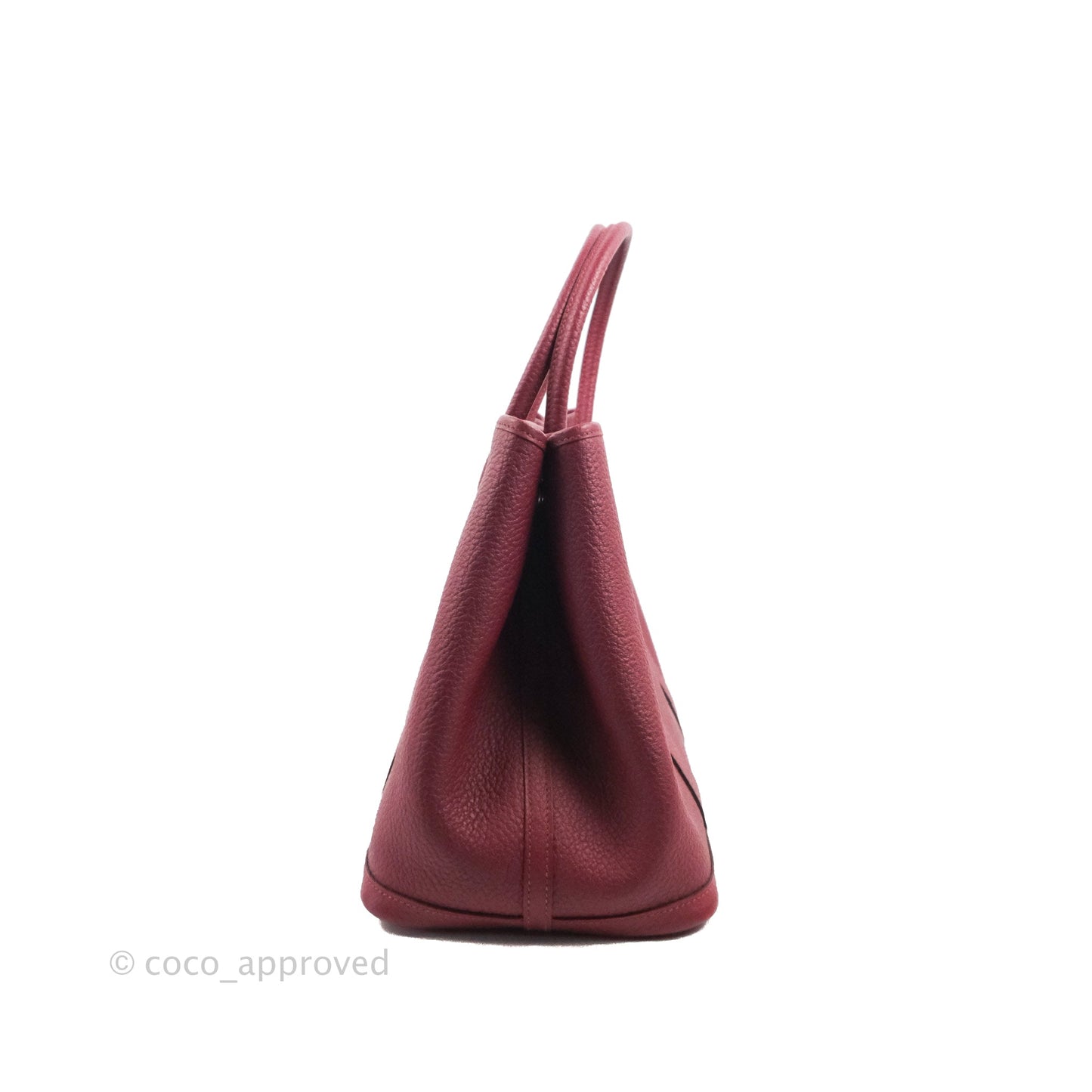 Hermès Garden Party 36 Burgundy Negonda