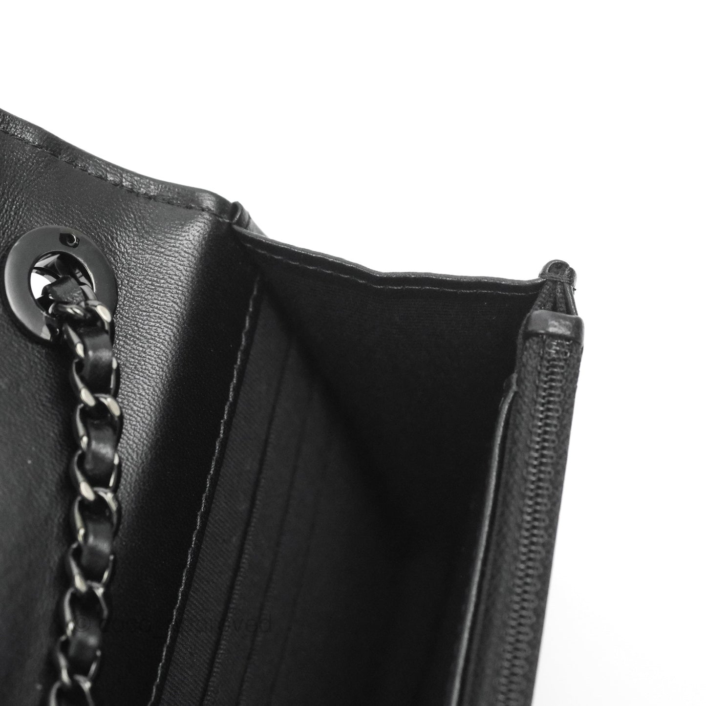 Chanel Trendy CC WOC Black Lambskin So Black Hardware