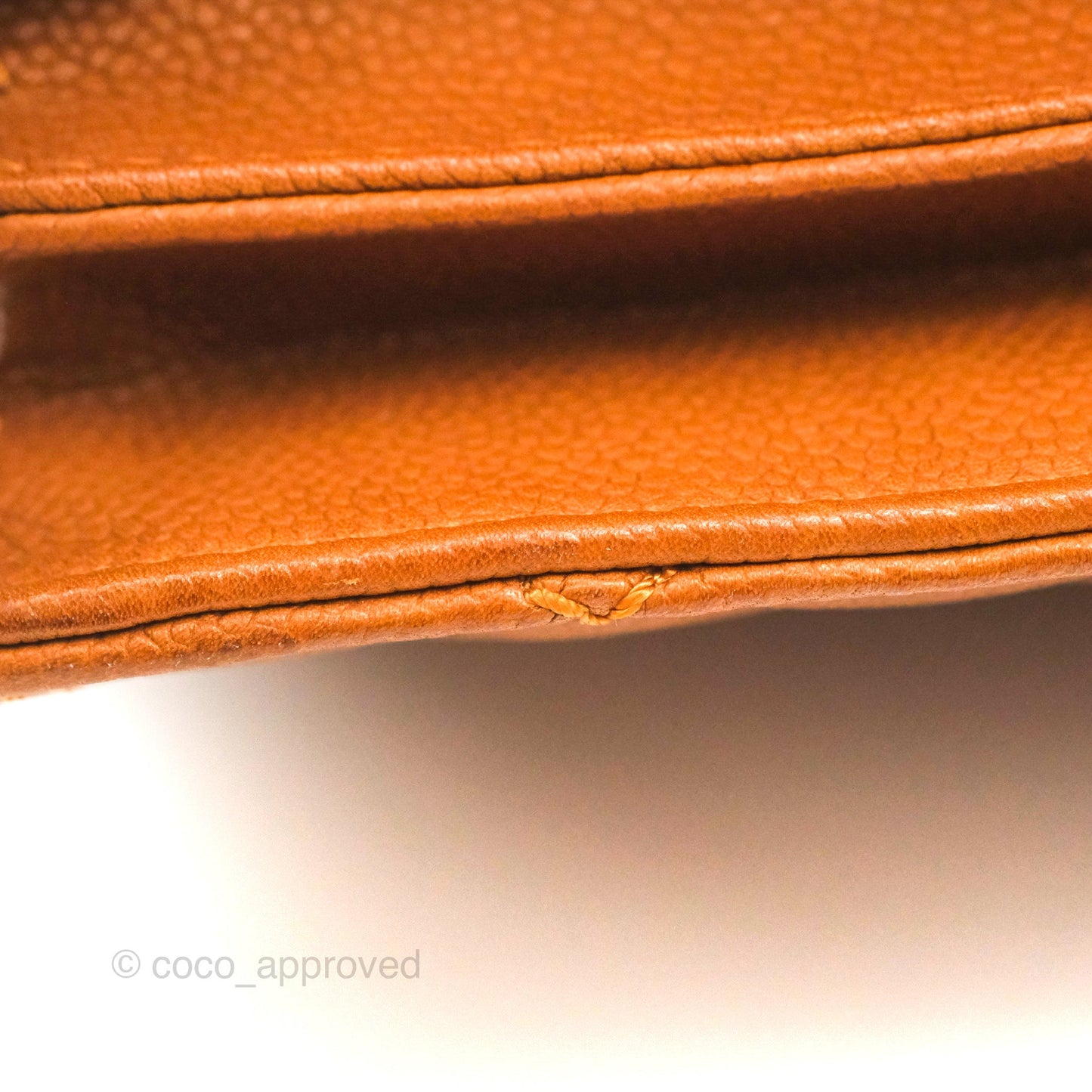 Chanel Flap Bag Quilted Caramel Brown Caviar Ruthenium Hardware