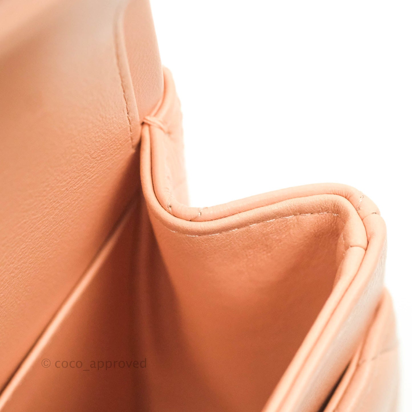 Chanel Classic Medium Flap Quilted Pink Lambskin Light Gold Hardware