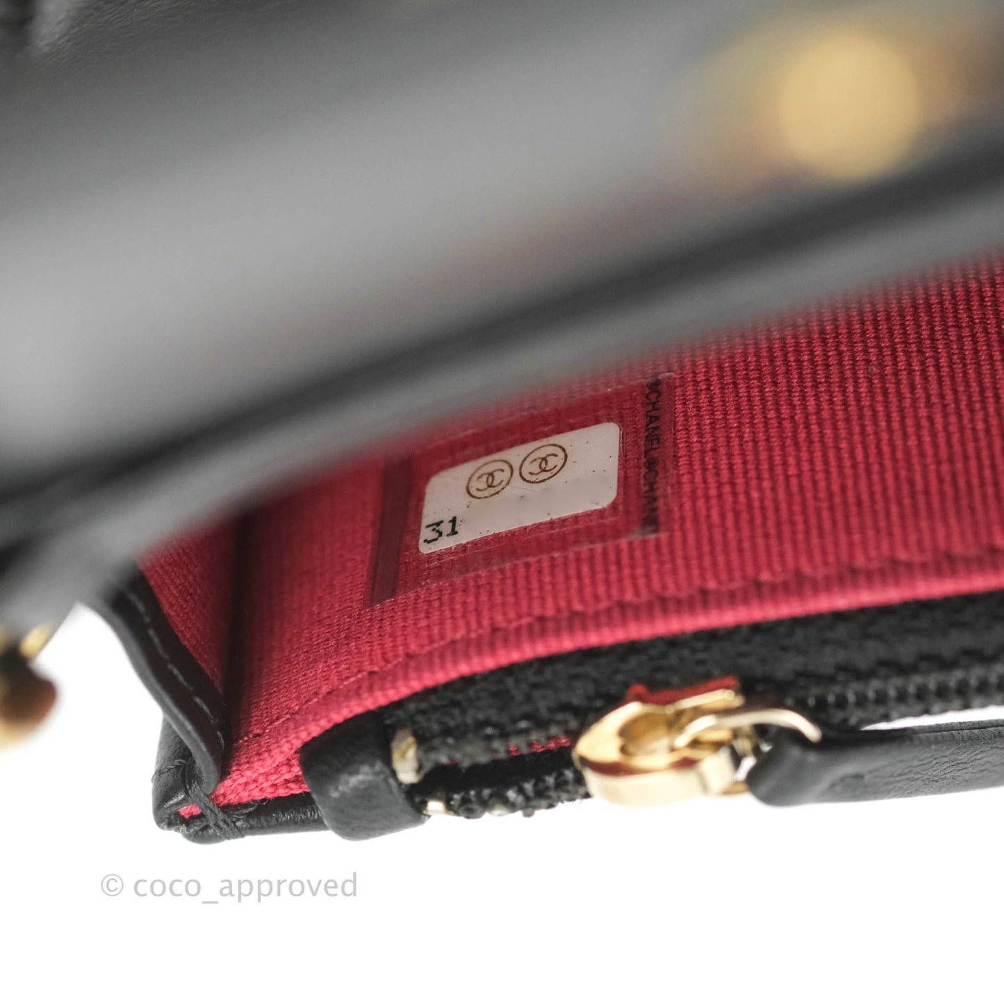Chanel 19 Mini Clutch with Chain Black Lambskin Mixed Hardware
