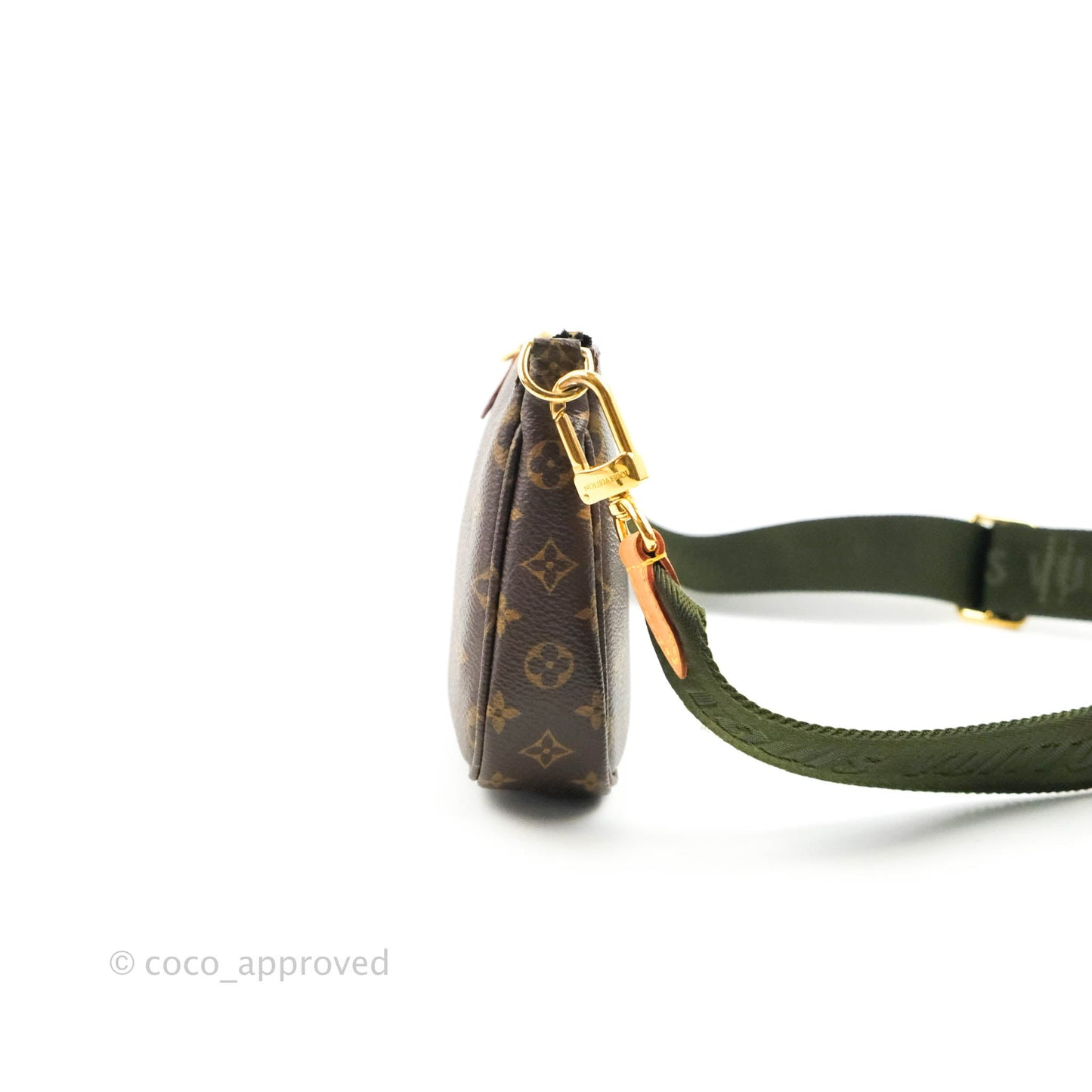 Louis Vuitton Multi Pochette Accessories Khaki Monogram Canvas