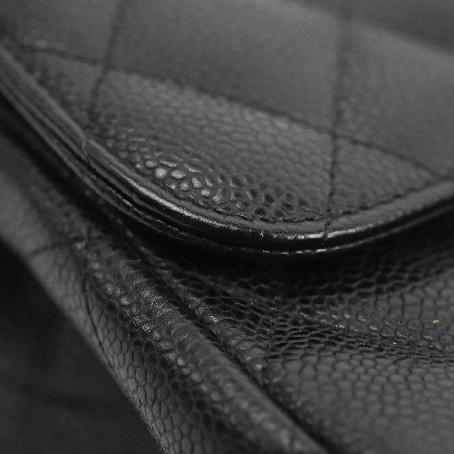 Chanel Jumbo Double Flap Black Caviar Silver Hardware⁣⁣