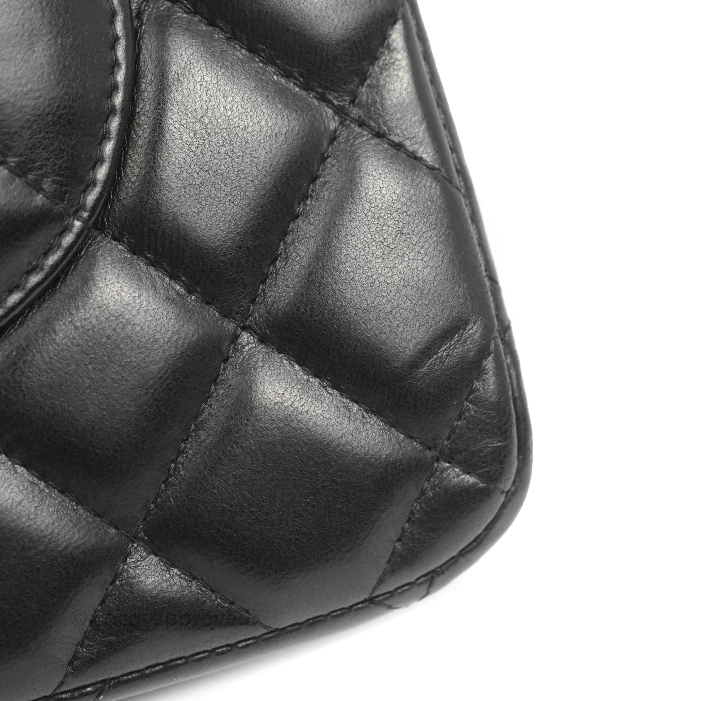 Chanel Jumbo Double Flap Black Lambskin Silver Hardware⁣⁣