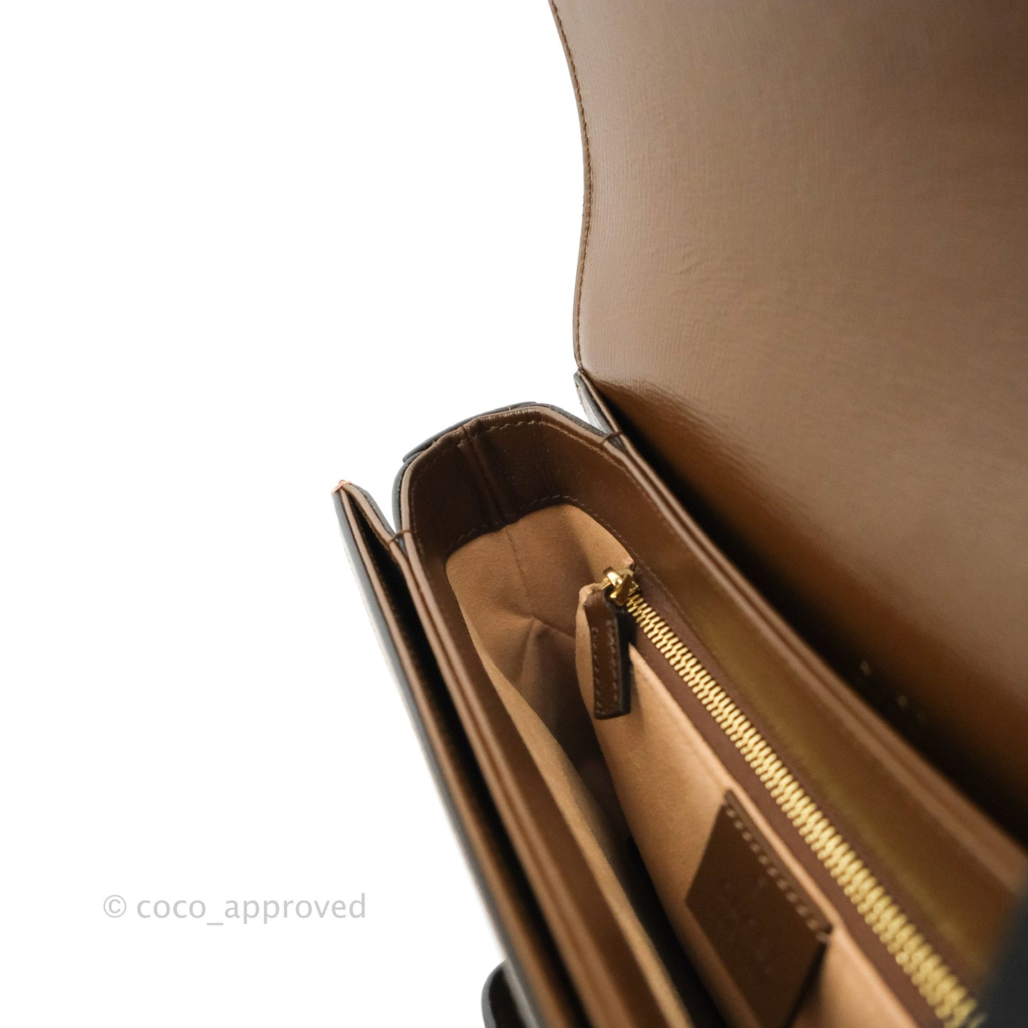 Gucci Horsebit 1955 GG Supreme Canvas Brown Shoulder Bag Gold Hardware