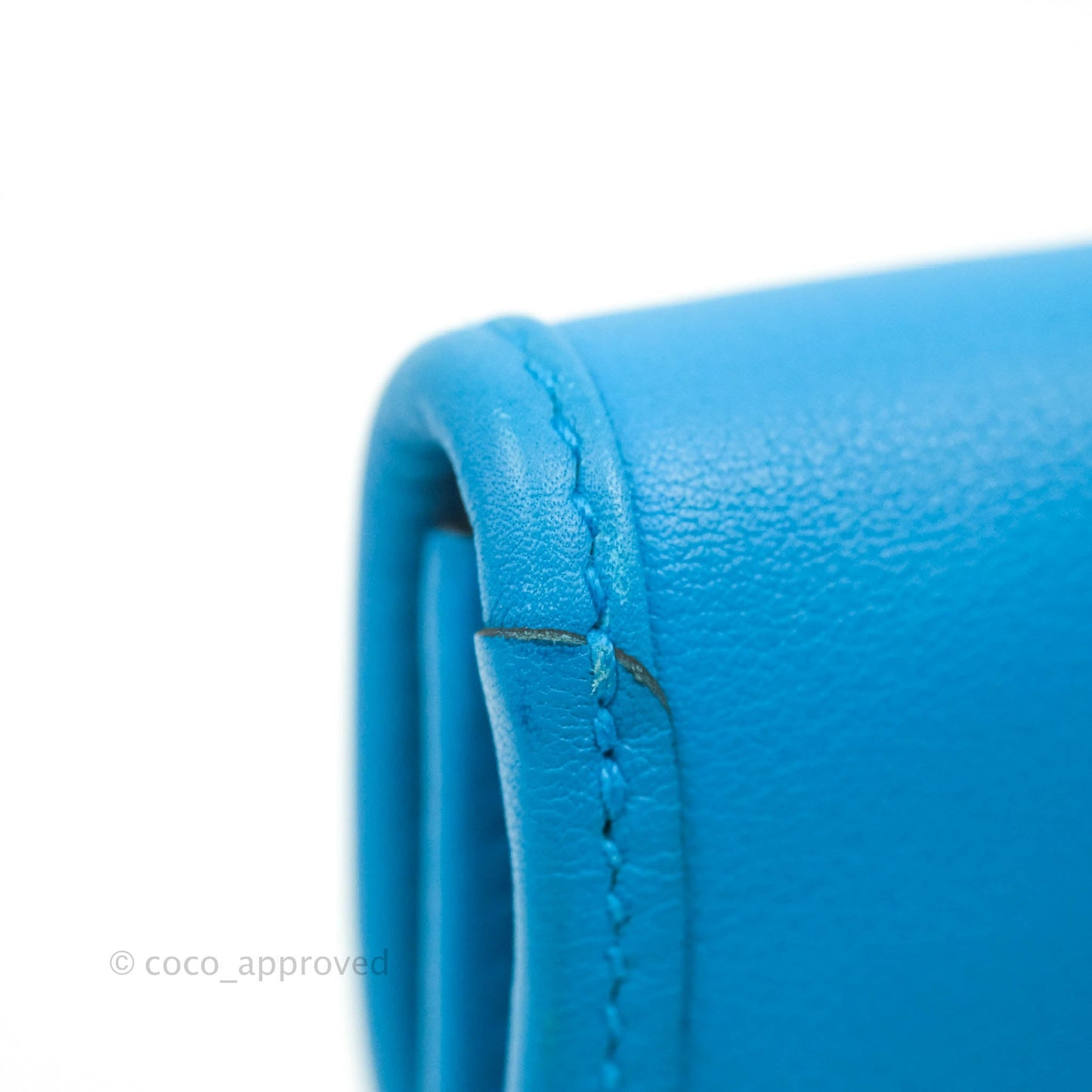 Hermès Jige Duo Wallet Bleu Zanzibar Swift