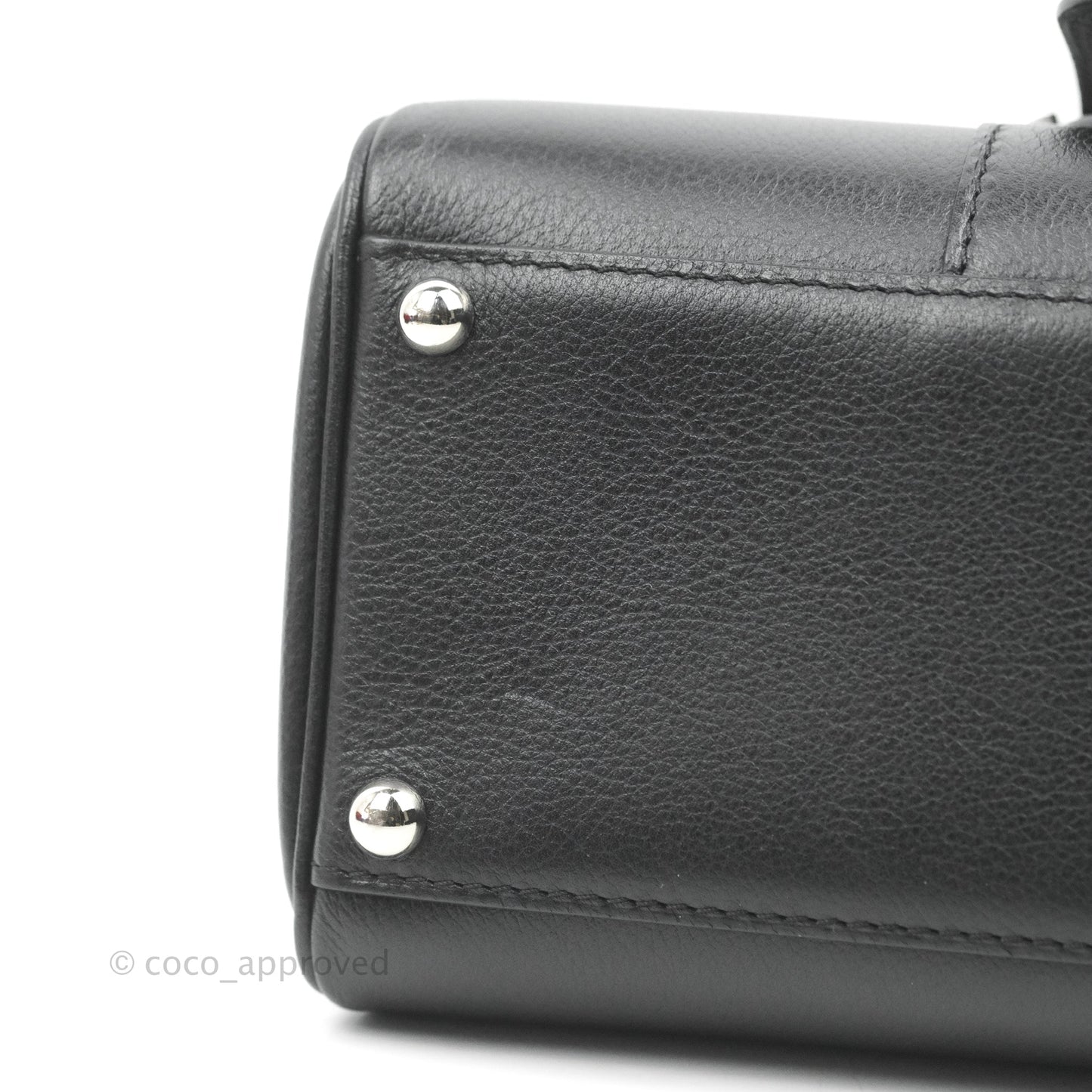 Delvaux Mini Brillant Bag Vegetal Rodeo Calf Silver Hardware