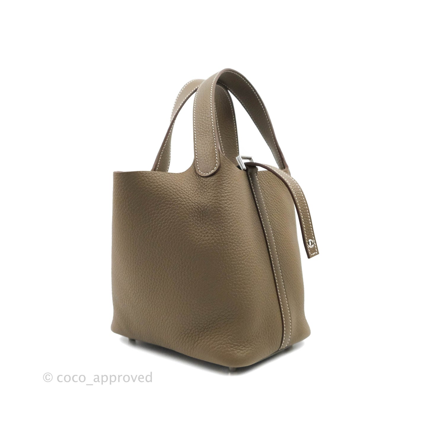 Hermès Picotin Lock 18 Etoupe Clemence Palladium Hardware