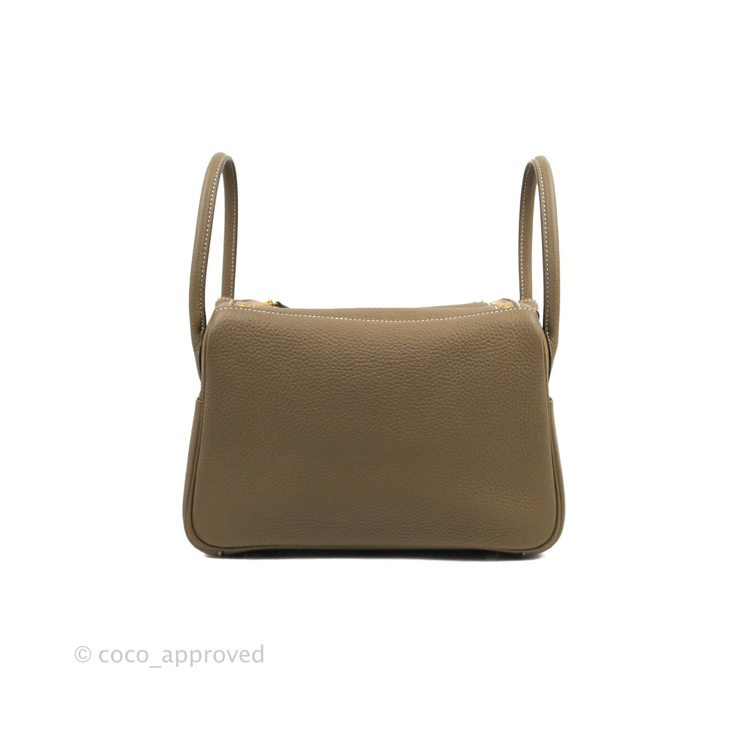 Hermès Lindy 26 Etoupe Gold Hardware