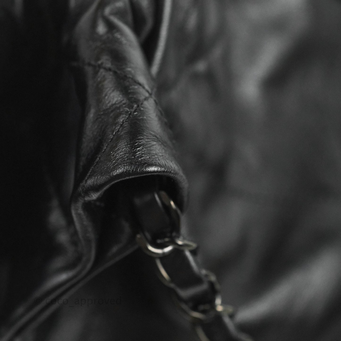 Chanel 22 Bag Black Calfskin So Black Hardware